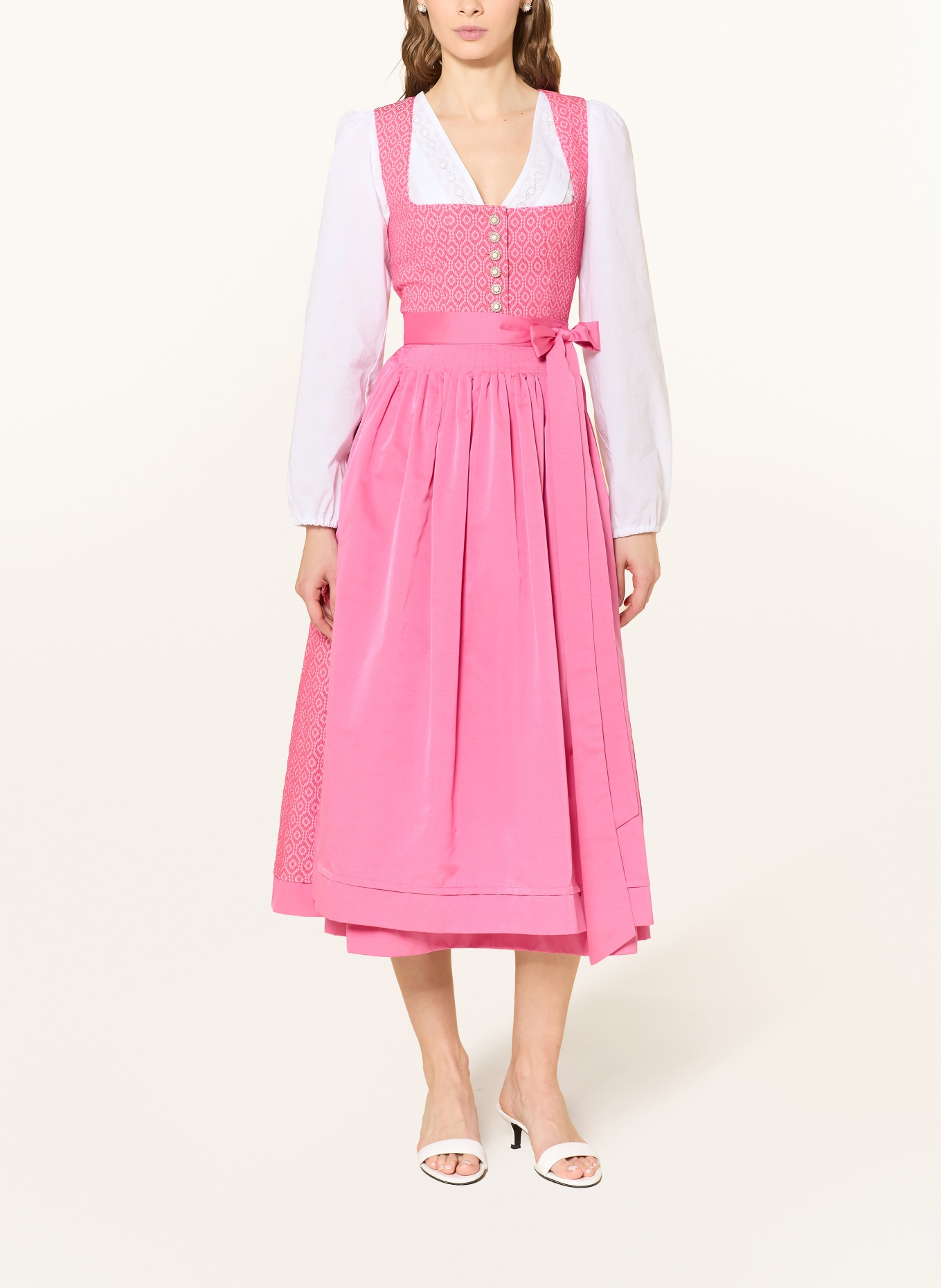 SPORTALM Dirndl: MOCNORÓŻOWY / JASNORÓŻOWY