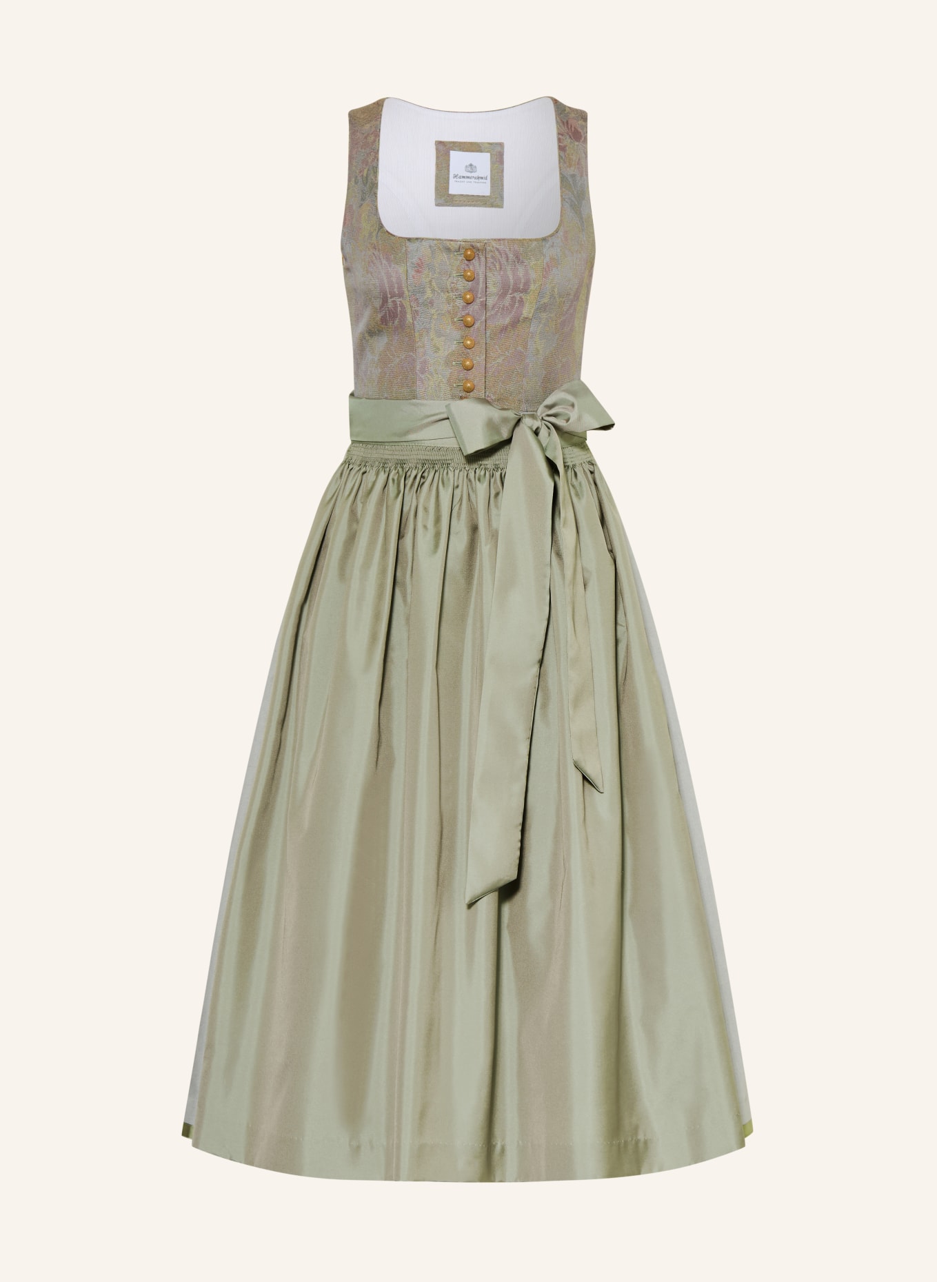 Hammerschmid Jacquard-Dirndl PILLERSEE: GRAU / BLAUGRAU