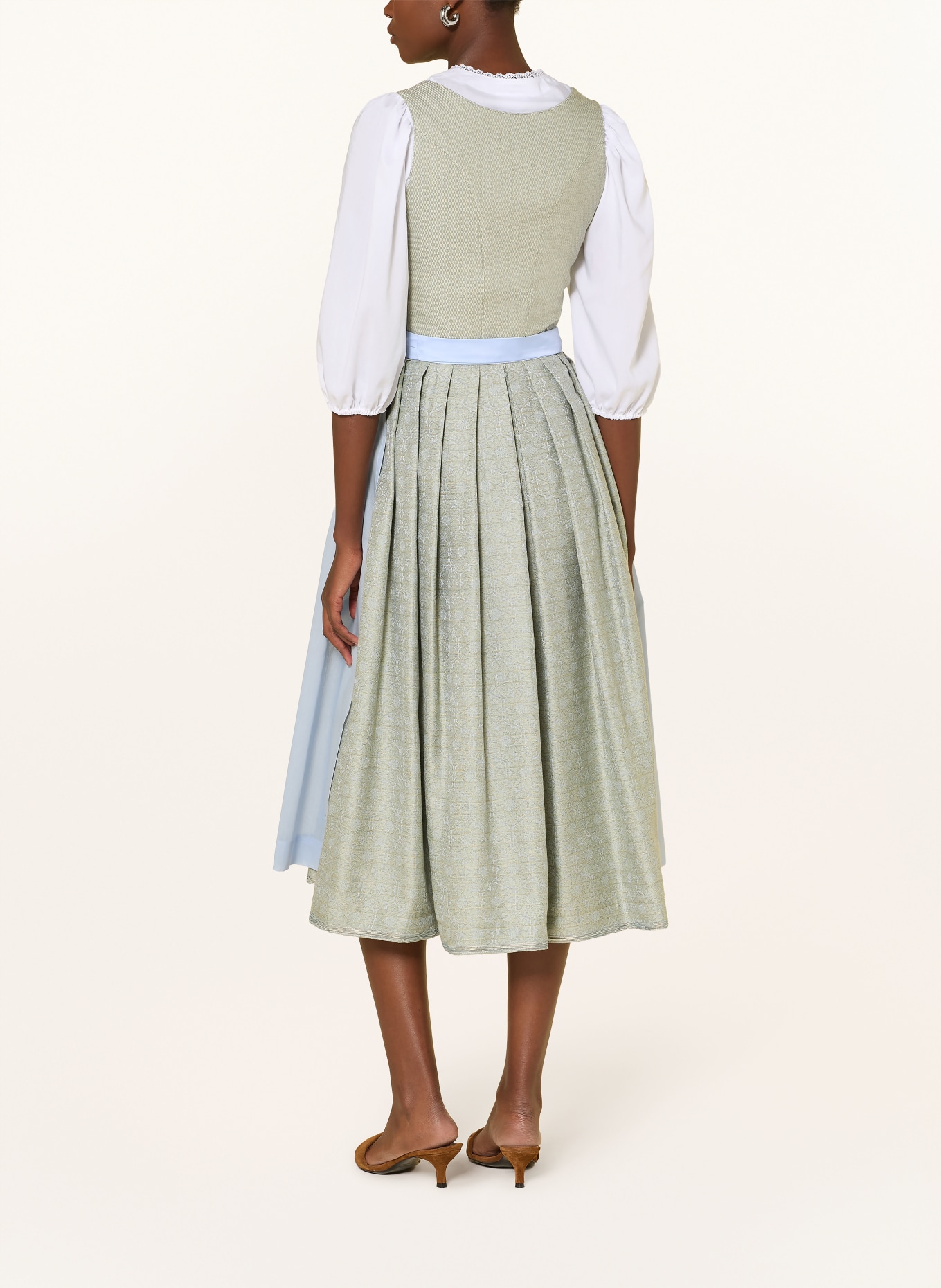 Hammerschmid Dirndl KOFLERSEE: LIGHT GREEN / LIGHT BLUE