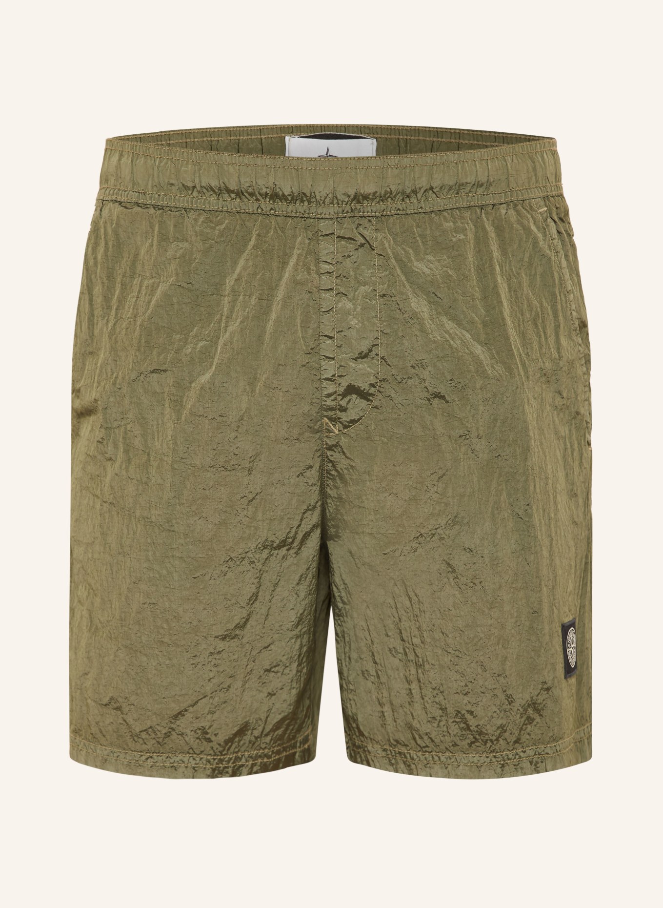STONE ISLAND swim shorts: OLIVE