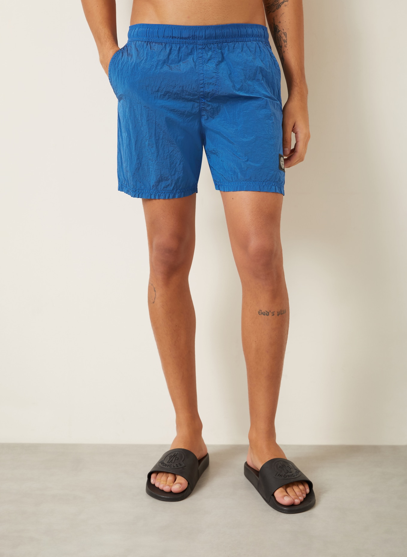 STONE ISLAND Badeshorts: BLAU