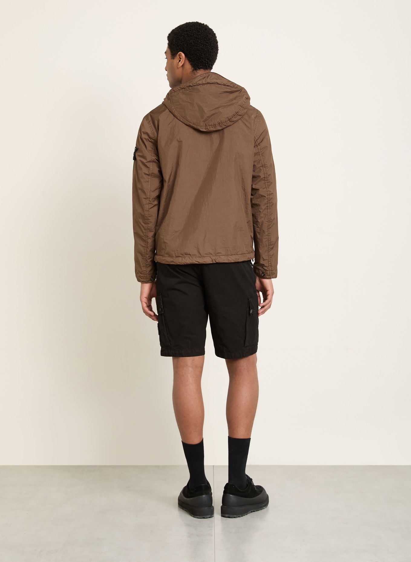 STONE ISLAND Cargoshorts: SCHWARZ