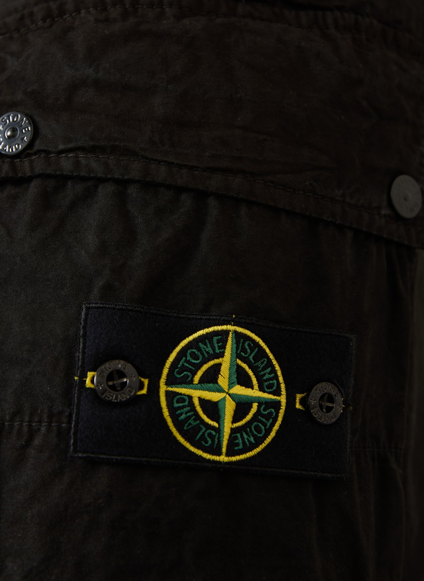 STONE ISLAND Cargoshorts: SCHWARZ