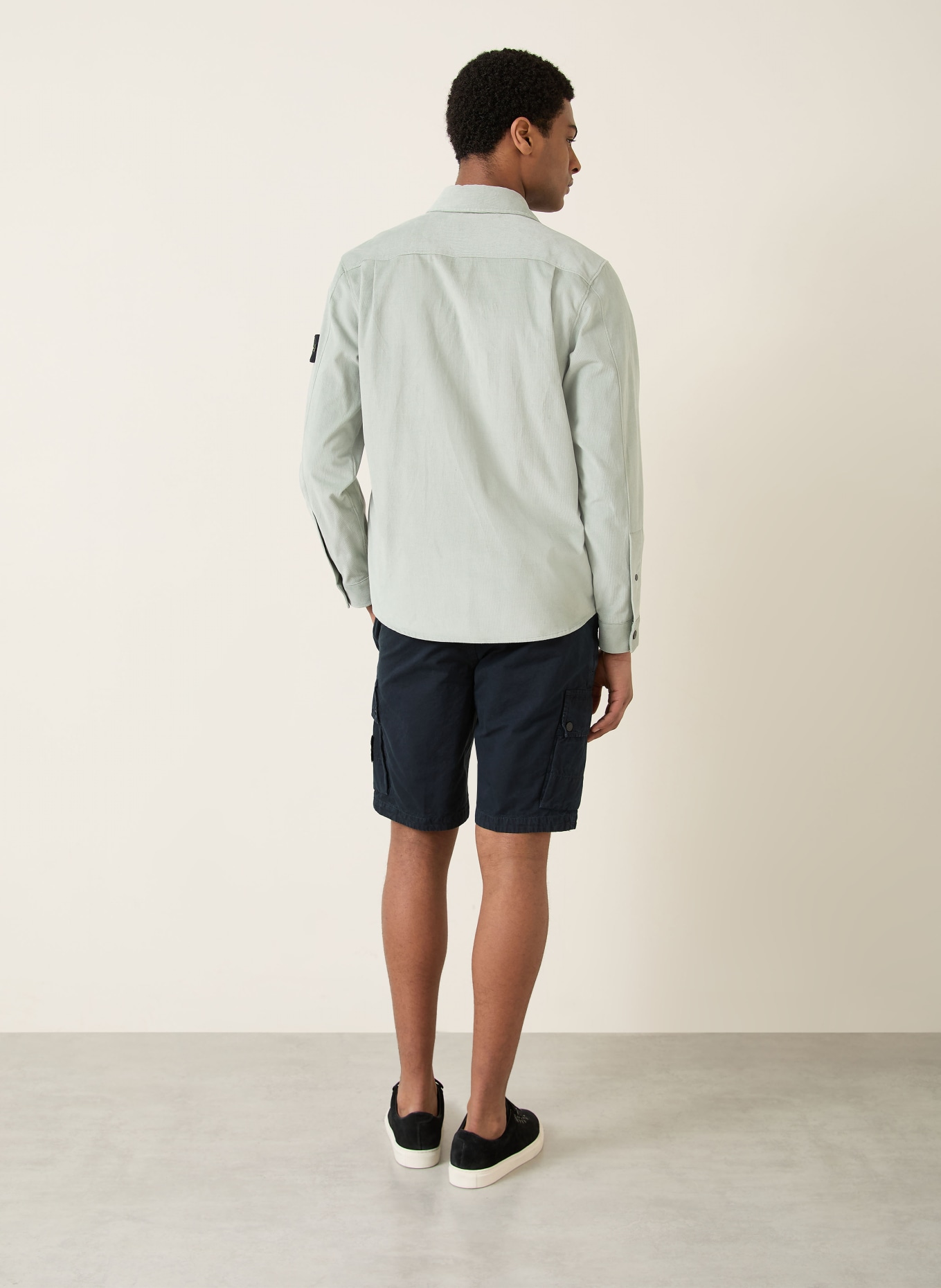 STONE ISLAND Cargoshorts: DUNKELBLAU