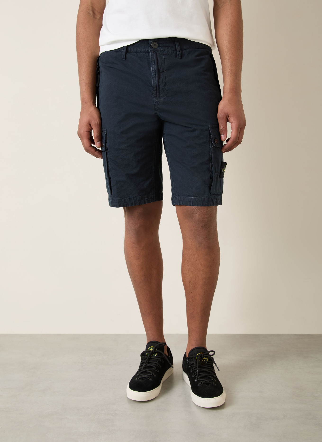 STONE ISLAND Cargoshorts: DUNKELBLAU