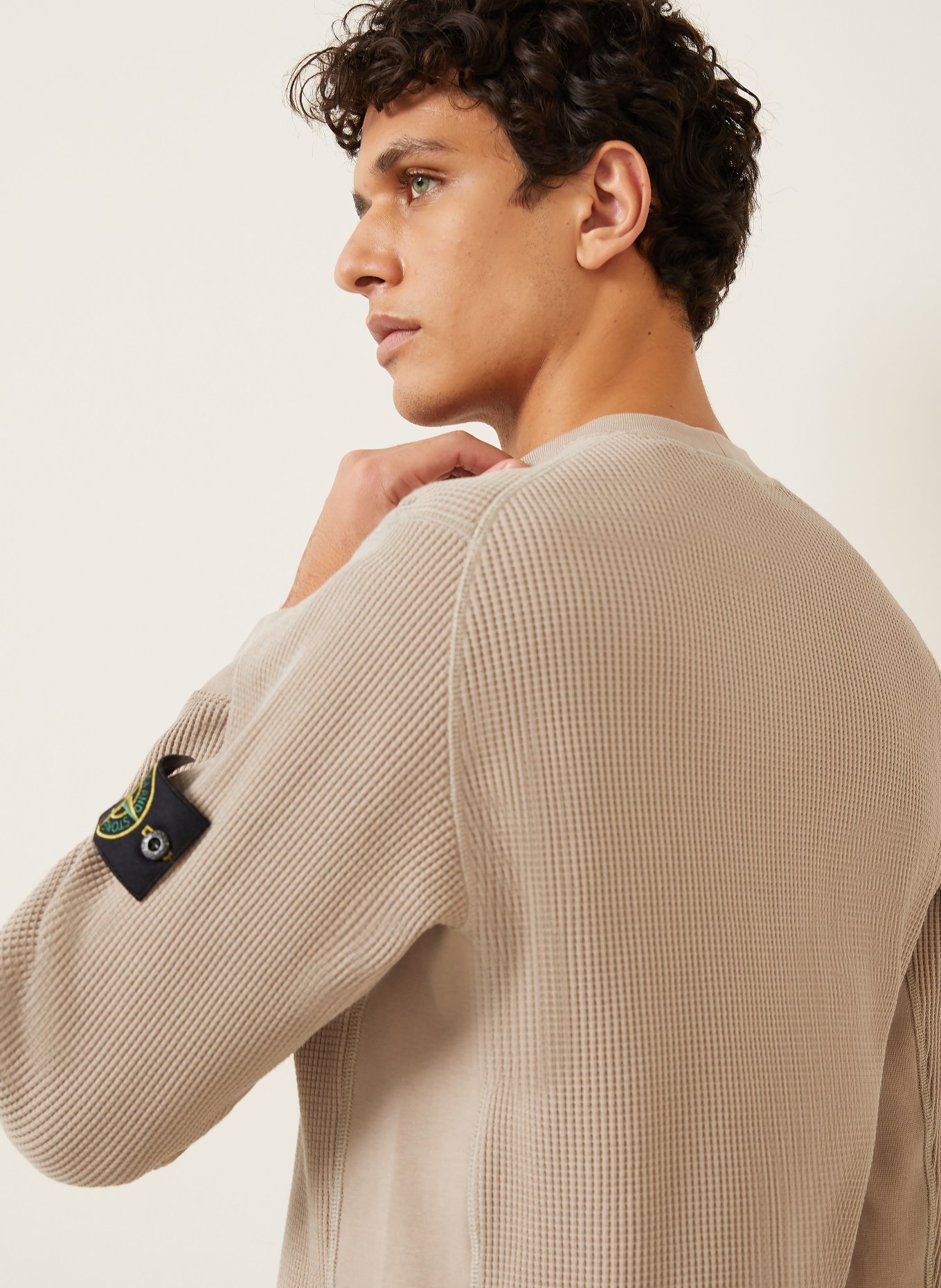 STONE ISLAND Pullover: BEIGE