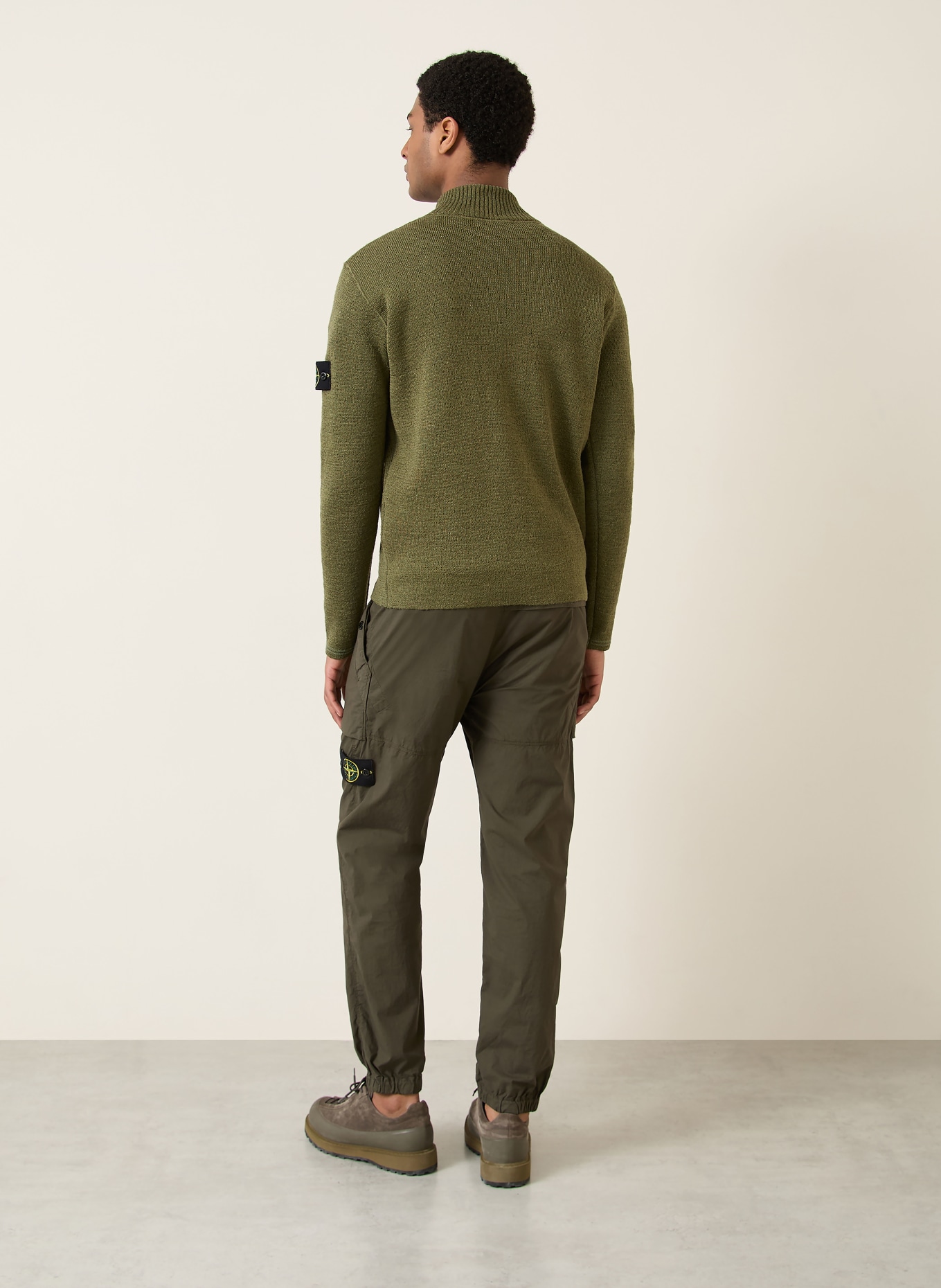 STONE ISLAND Troyer: KHAKI / BLACK