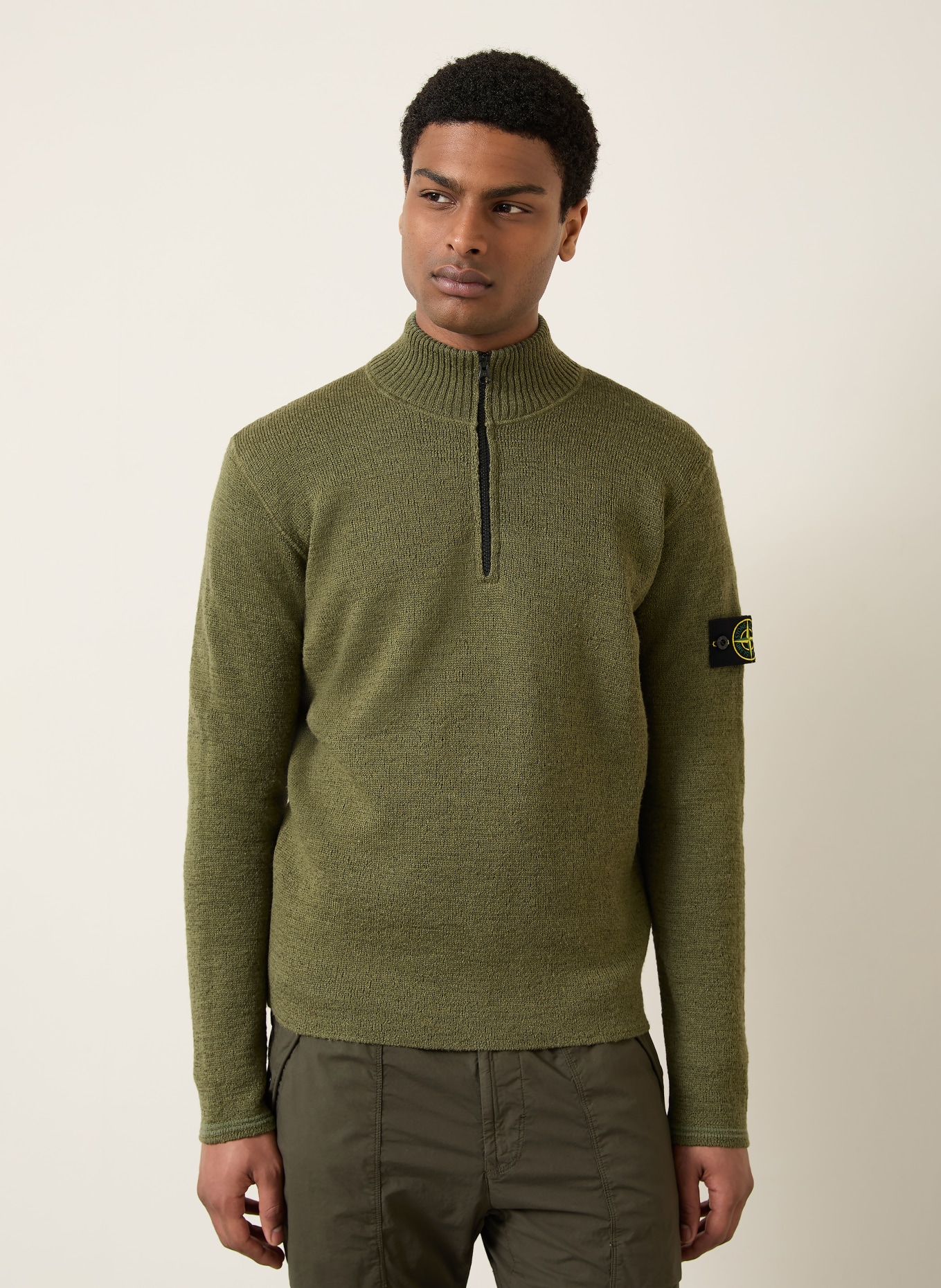 STONE ISLAND Troyer: KHAKI / BLACK