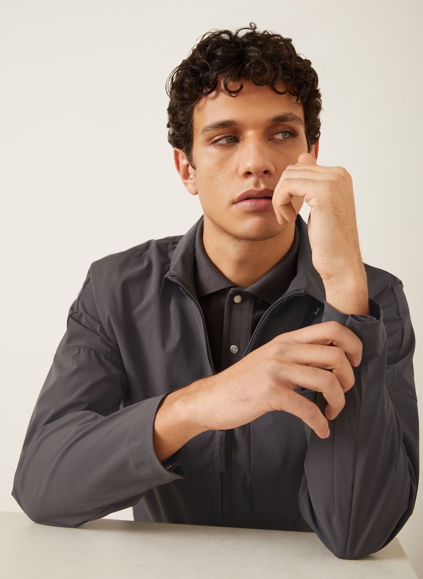 STONE ISLAND Overjacket STELLINA: DUNKELGRAU