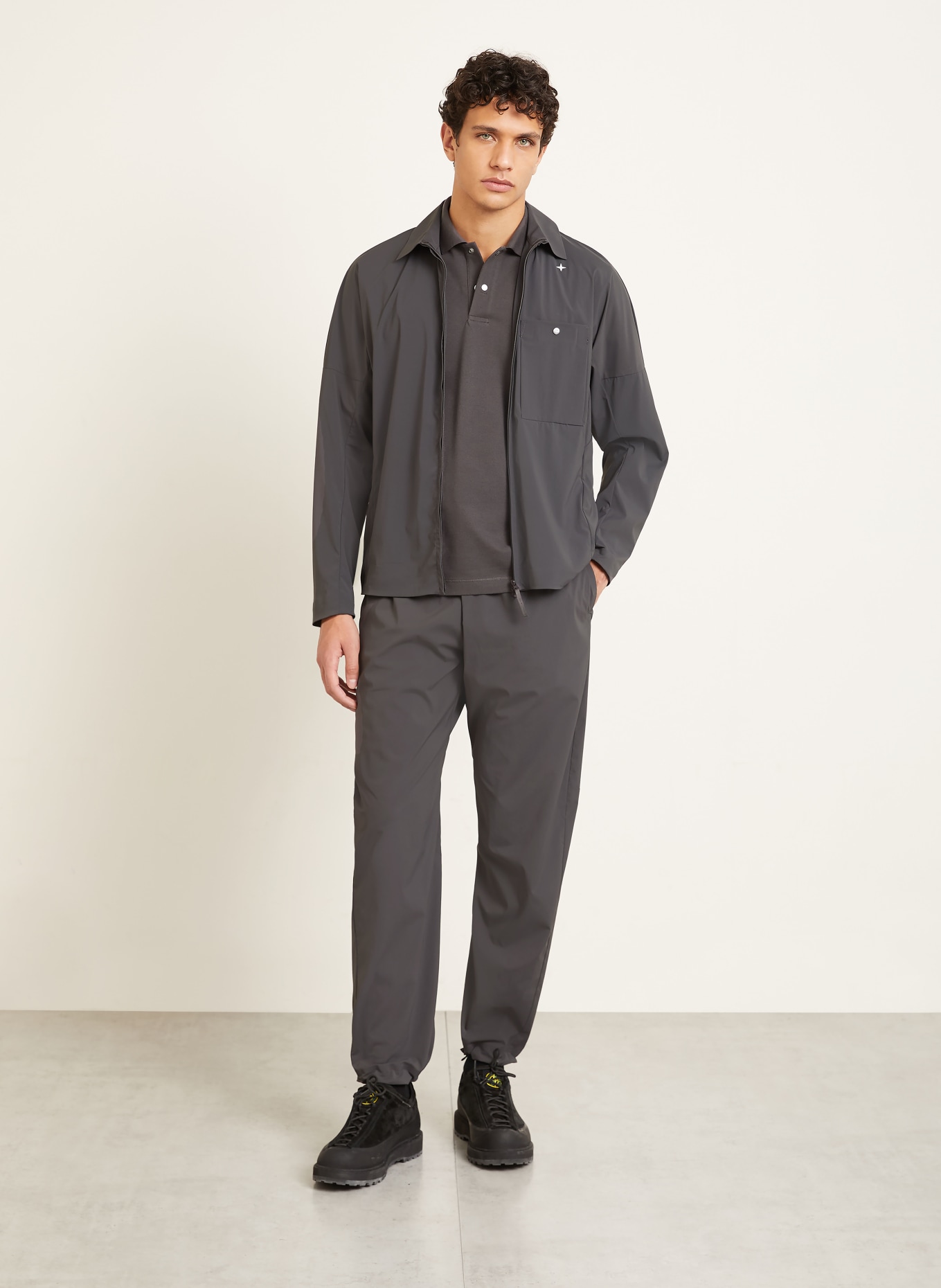 STONE ISLAND STELLINA Regular Fit Pants: GRAY