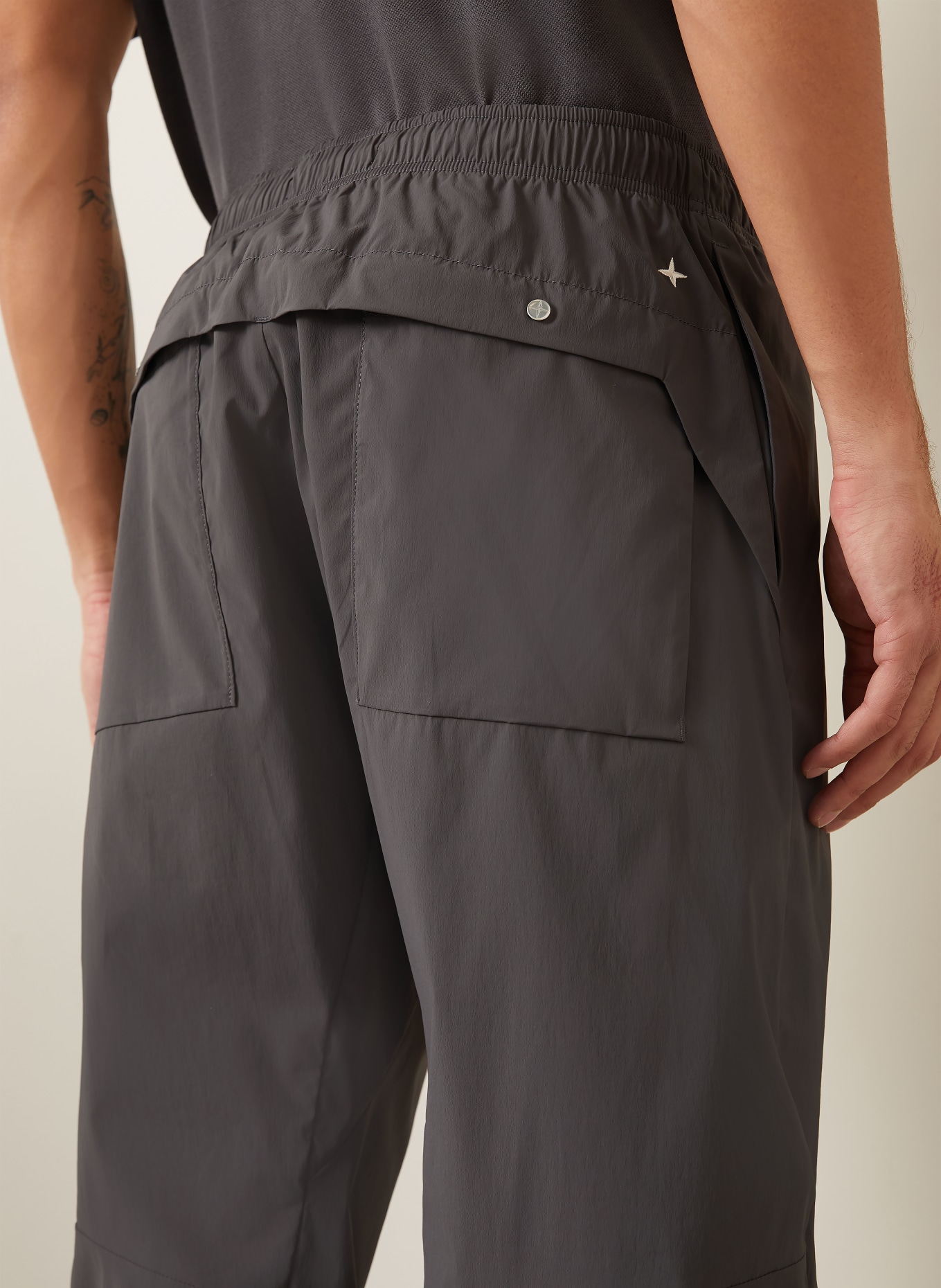 STONE ISLAND STELLINA Regular Fit Pants: GRAY