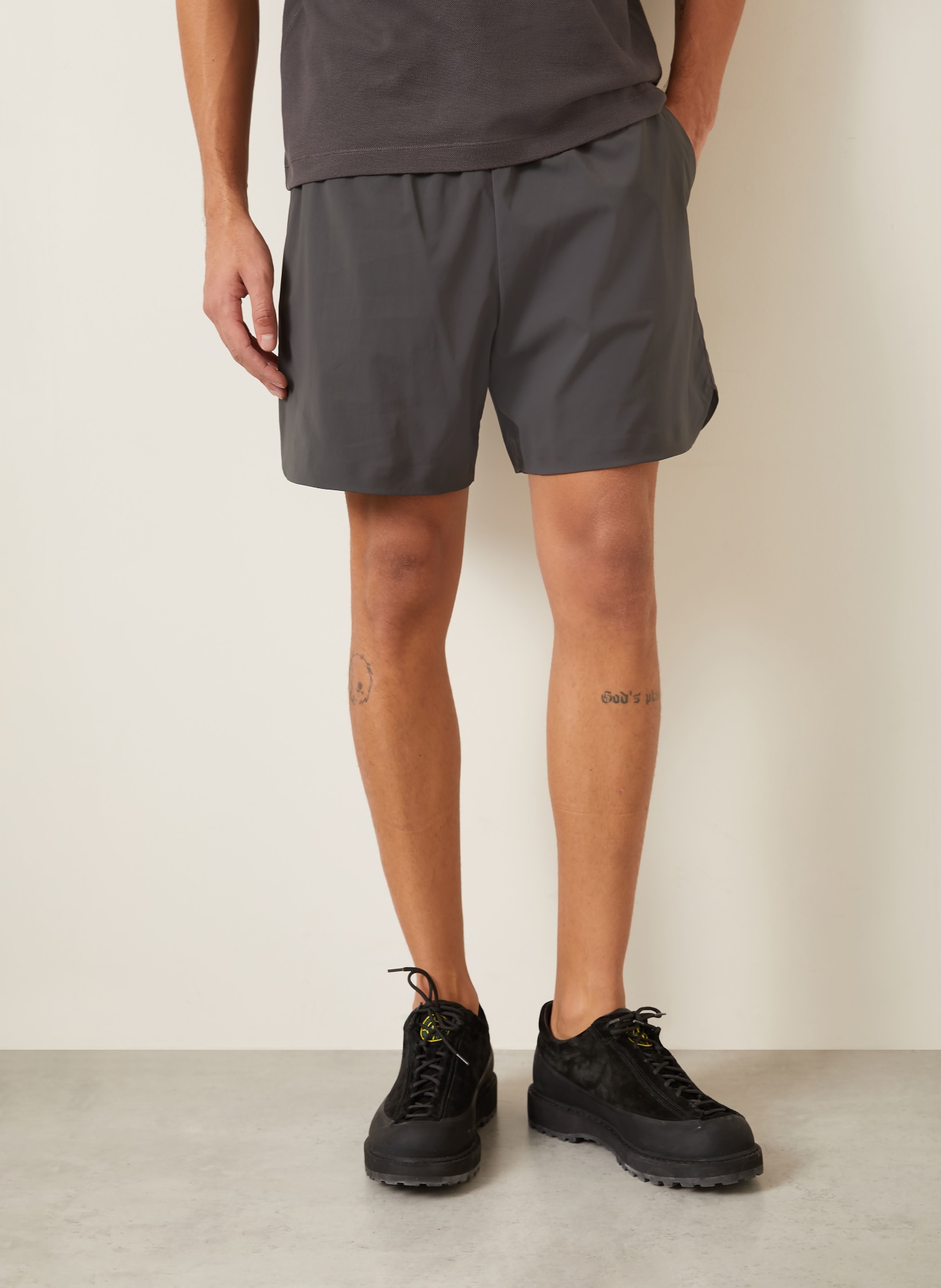 STONE ISLAND STELLINA shorts: DARK GRAY