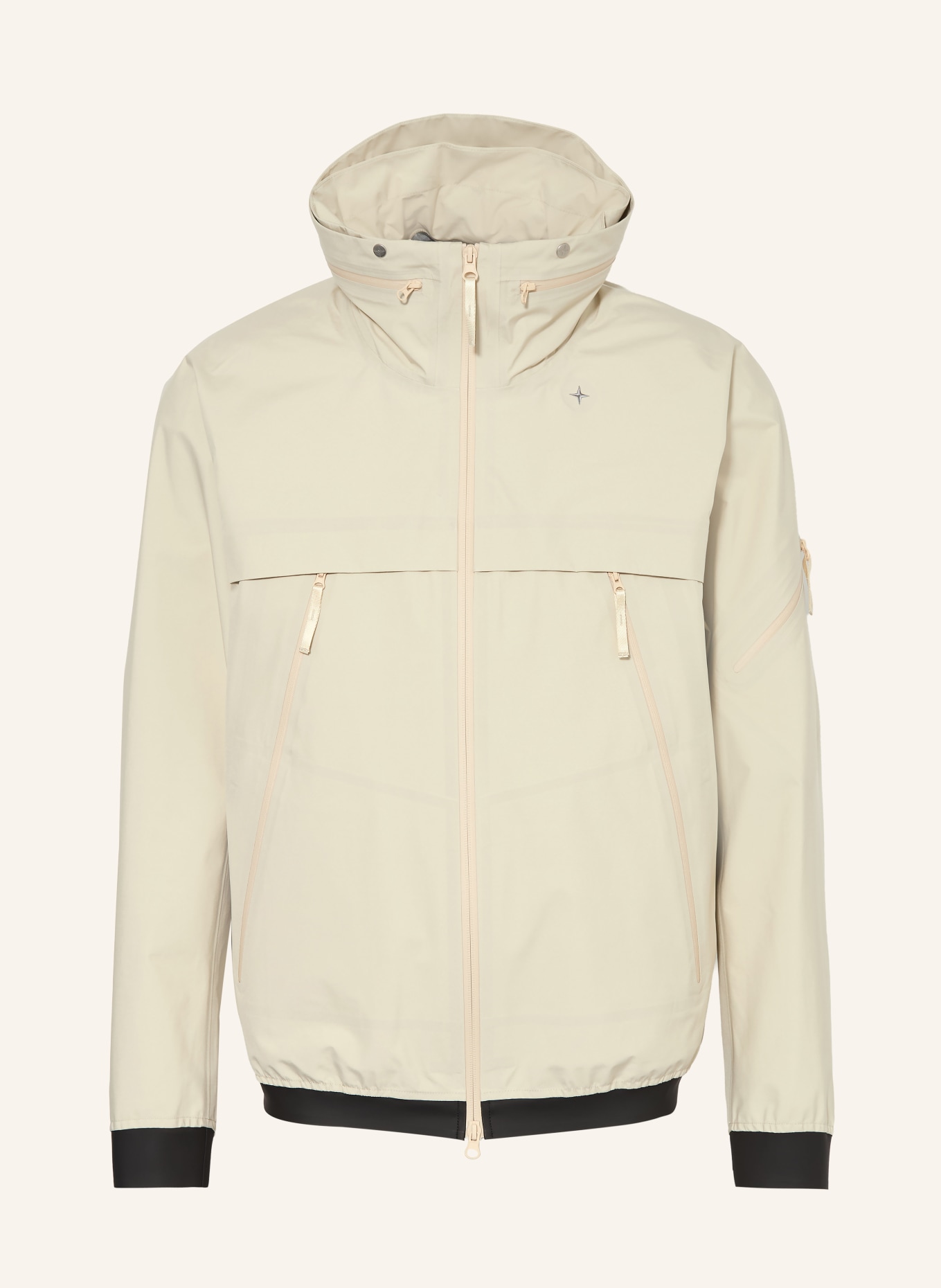 STONE ISLAND functional jacket: CREAM
