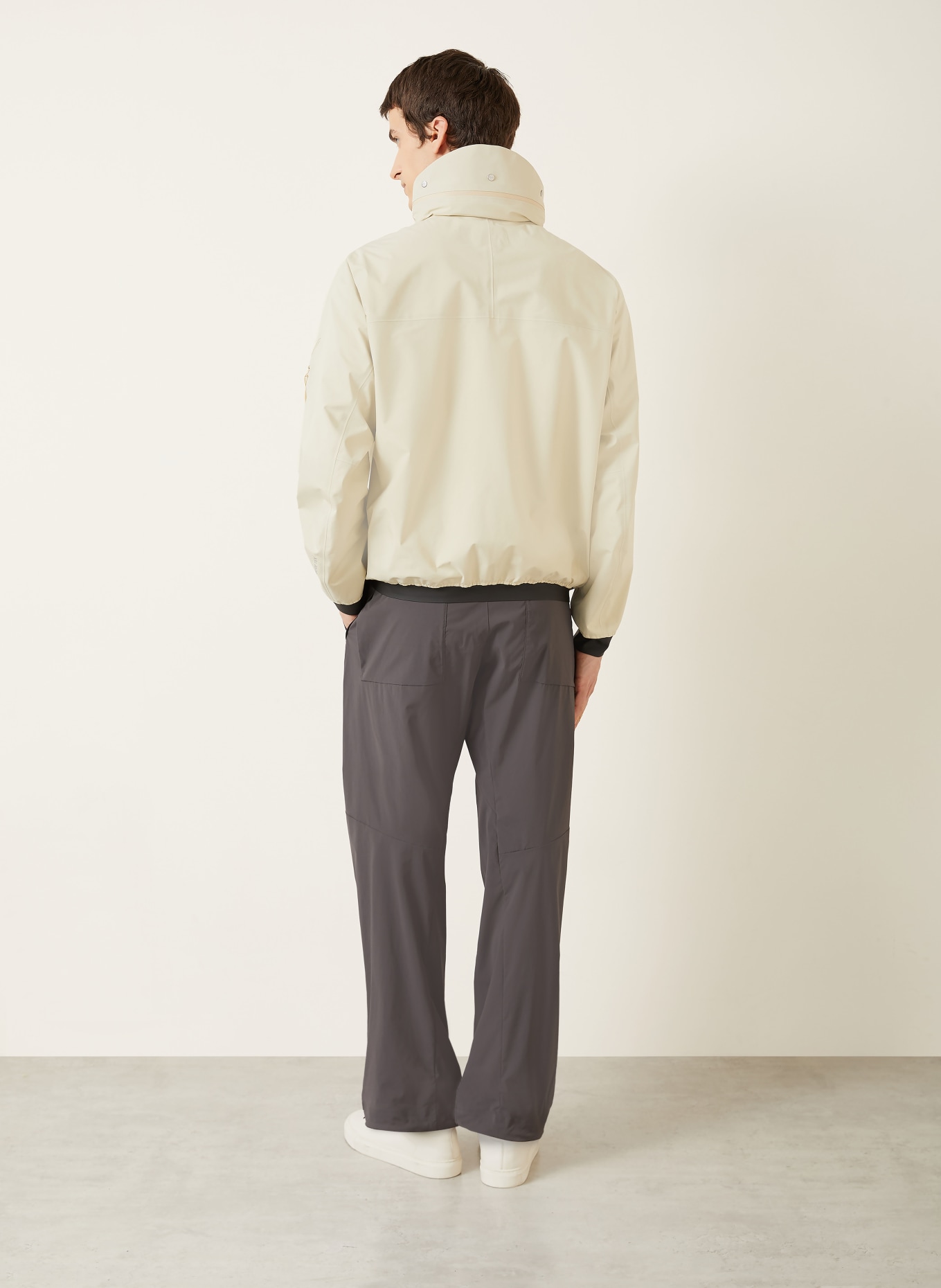 STONE ISLAND functional jacket: CREAM