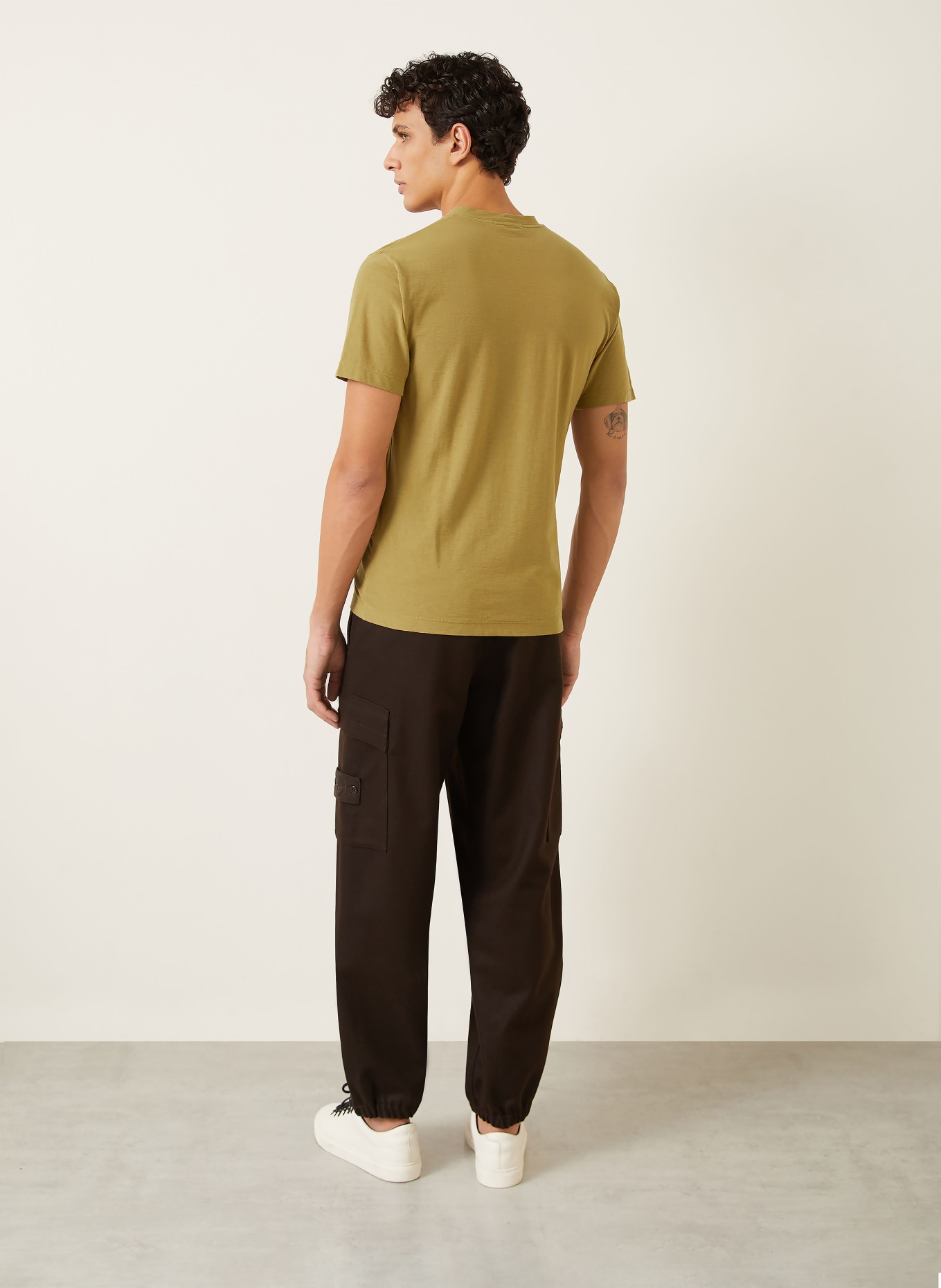 STONE ISLAND T-Shirt GHOST: COGNAC