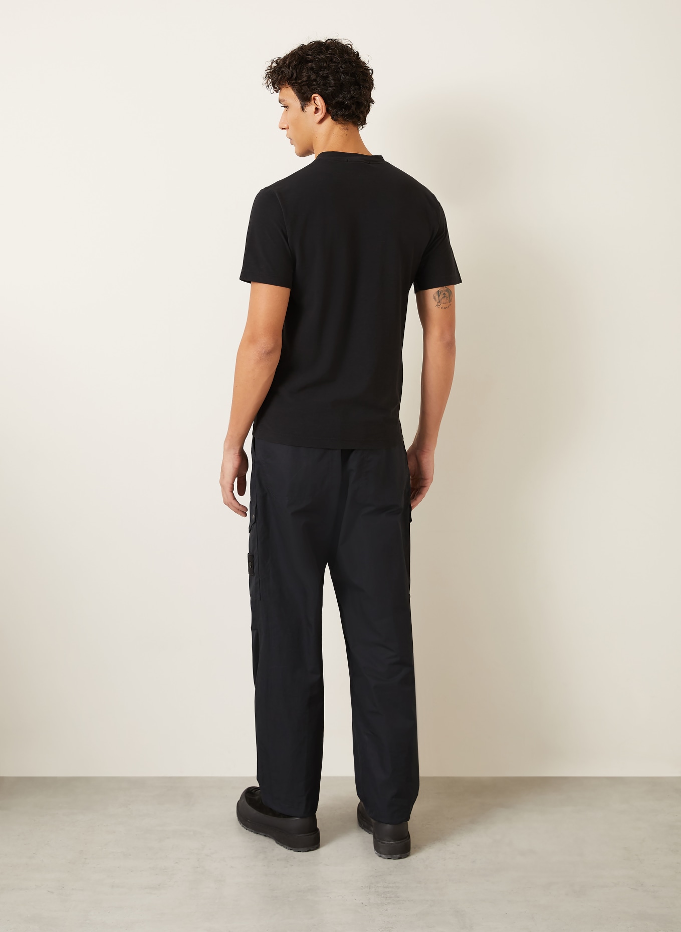 STONE ISLAND T-Shirt GHOST: SCHWARZ