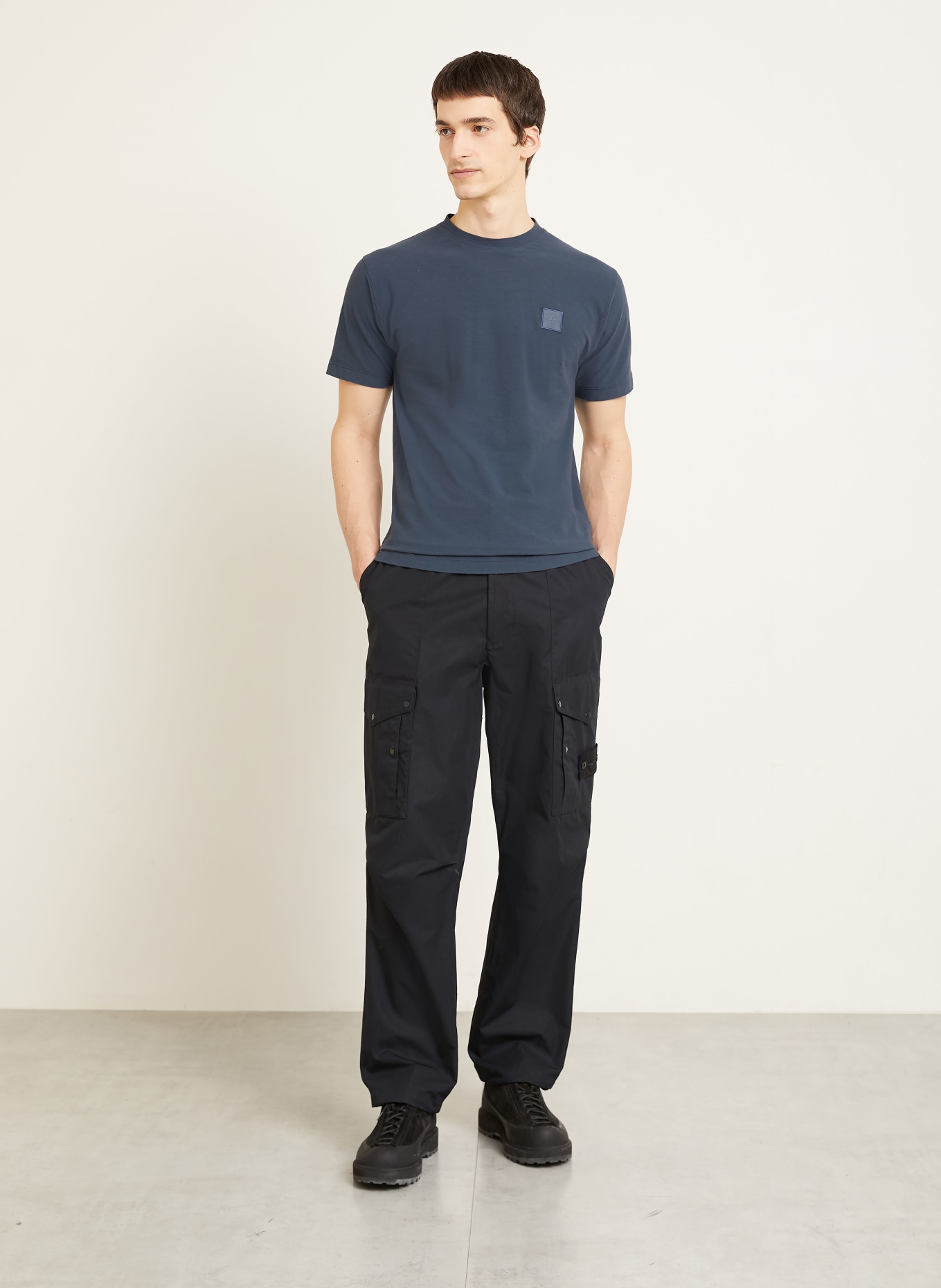 STONE ISLAND T-Shirt GHOST: DUNKELBLAU