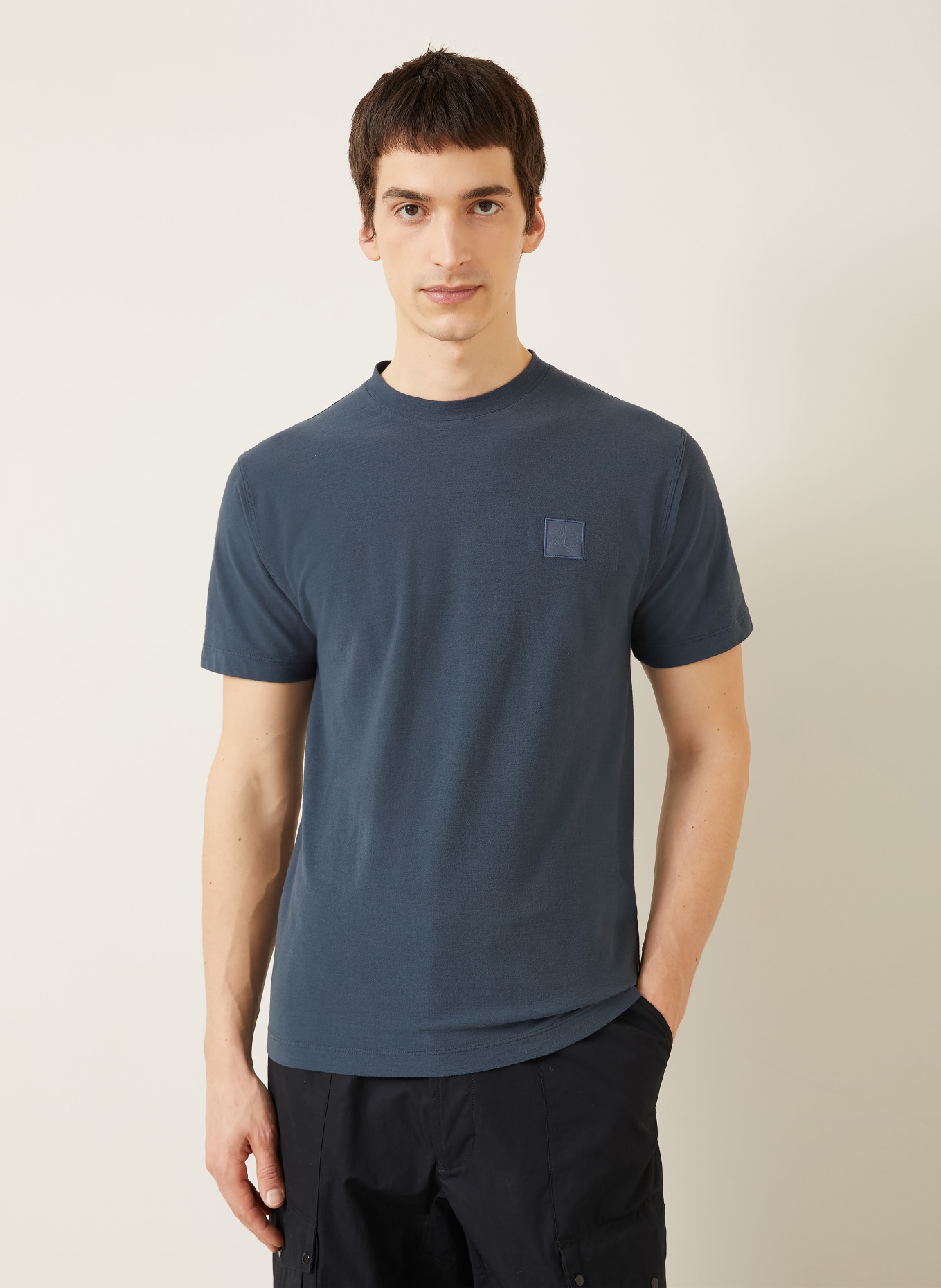 STONE ISLAND T-Shirt GHOST: DUNKELBLAU