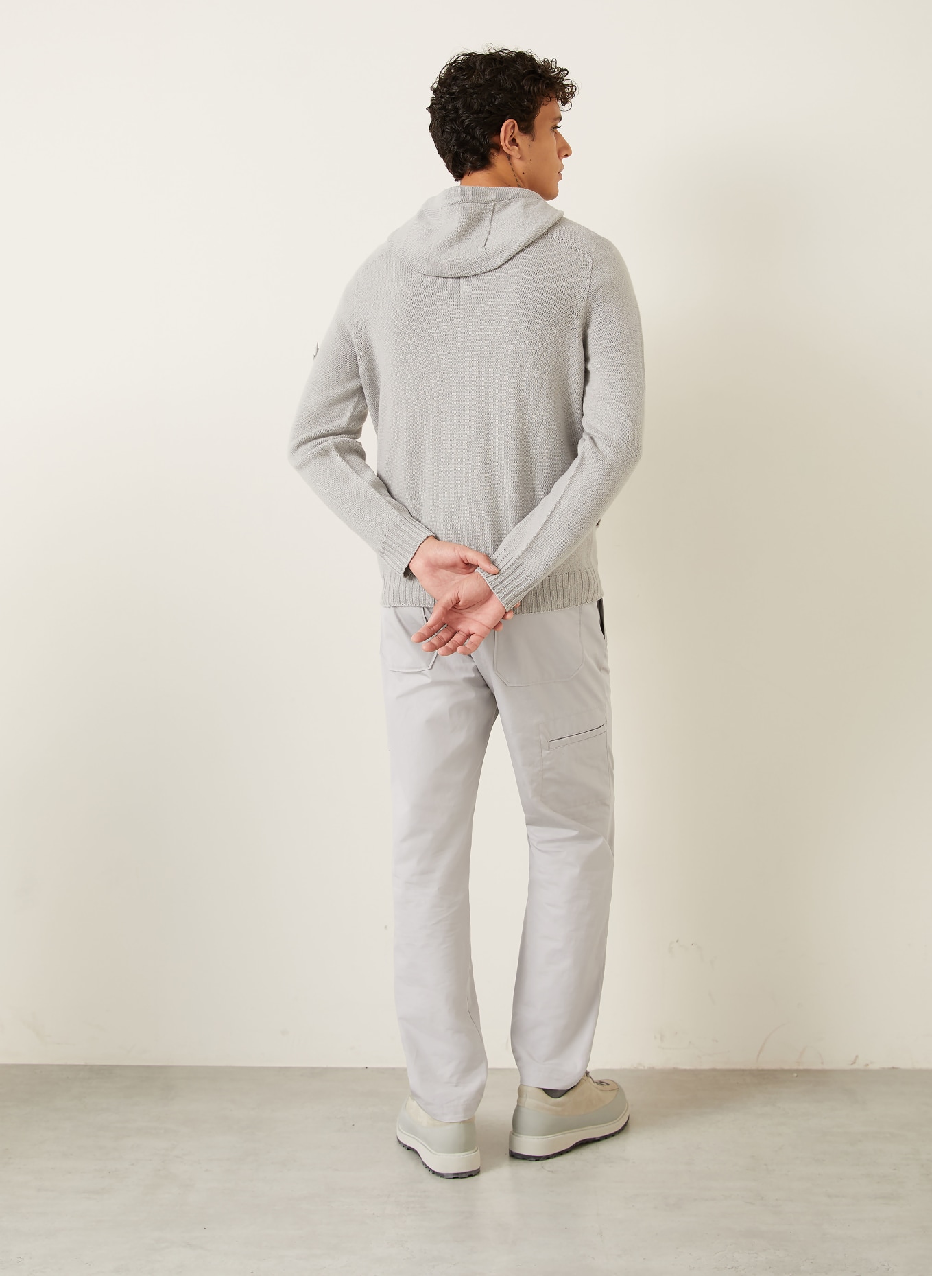 STONE ISLAND Chino GHOST Slim Fit: LIGHT GRAY