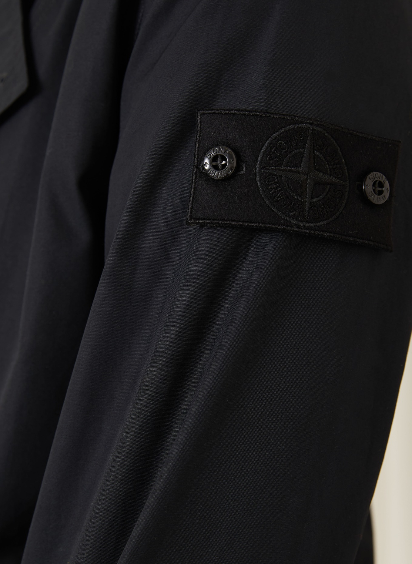 STONE ISLAND GHOST functional jacket: BLACK