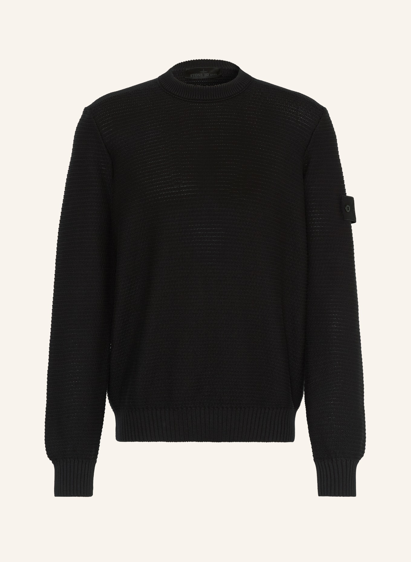 STONE ISLAND Pullover GHOST: SCHWARZ