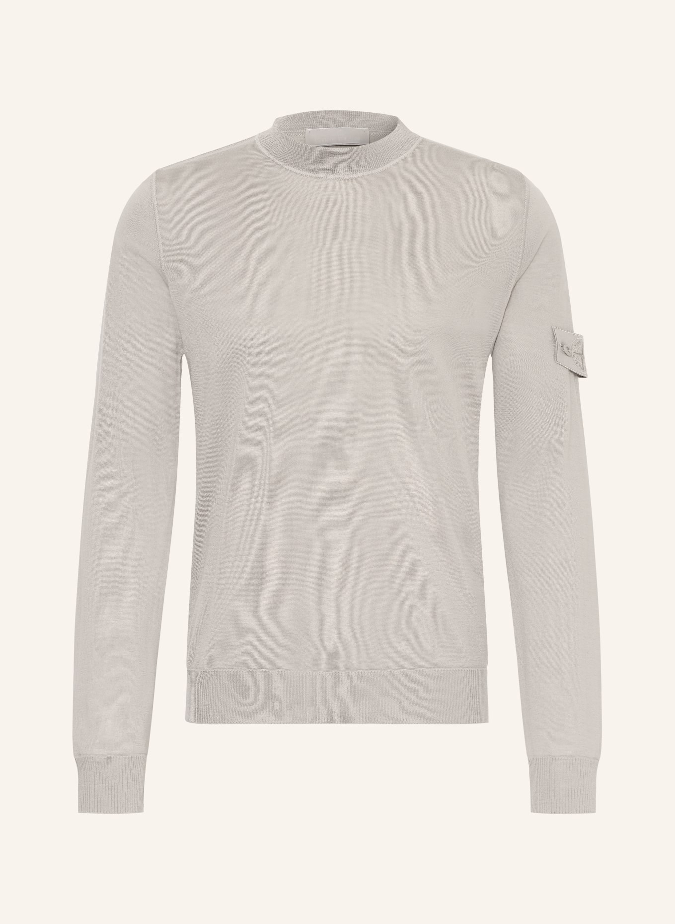 STONE ISLAND GHOST sweater: LIGHT GRAY