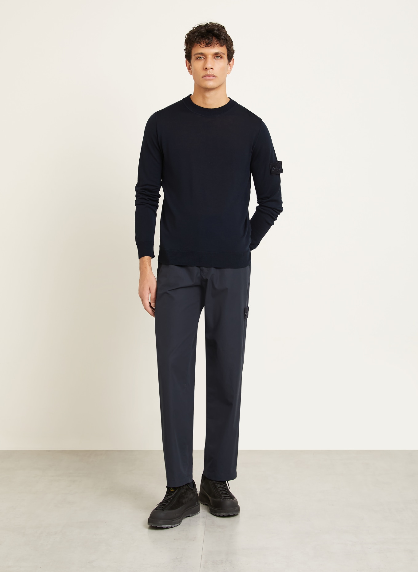 STONE ISLAND Pullover GHOST: DUNKELBLAU