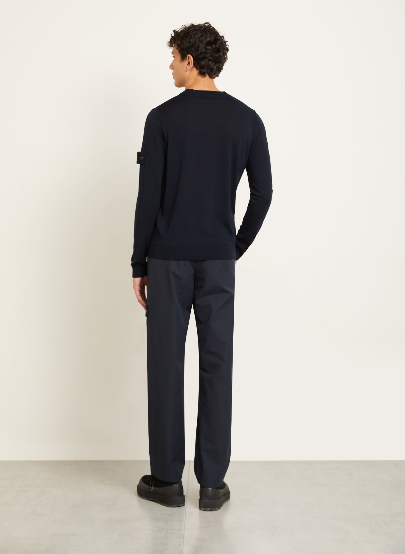 STONE ISLAND Pullover GHOST: DUNKELBLAU