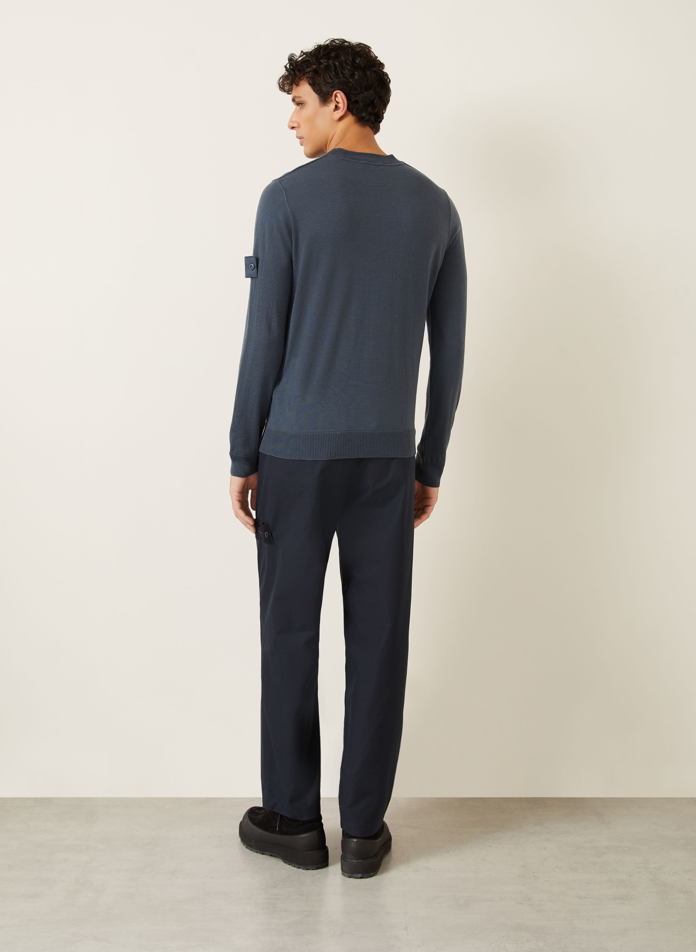 STONE ISLAND Pullover GHOST: BLAUGRAU