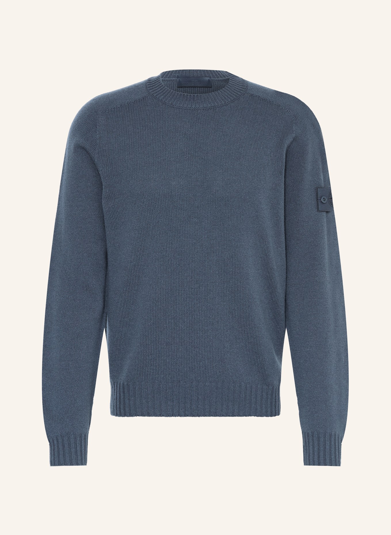 STONE ISLAND Cashmere-Pullover GHOST: BLAUGRAU