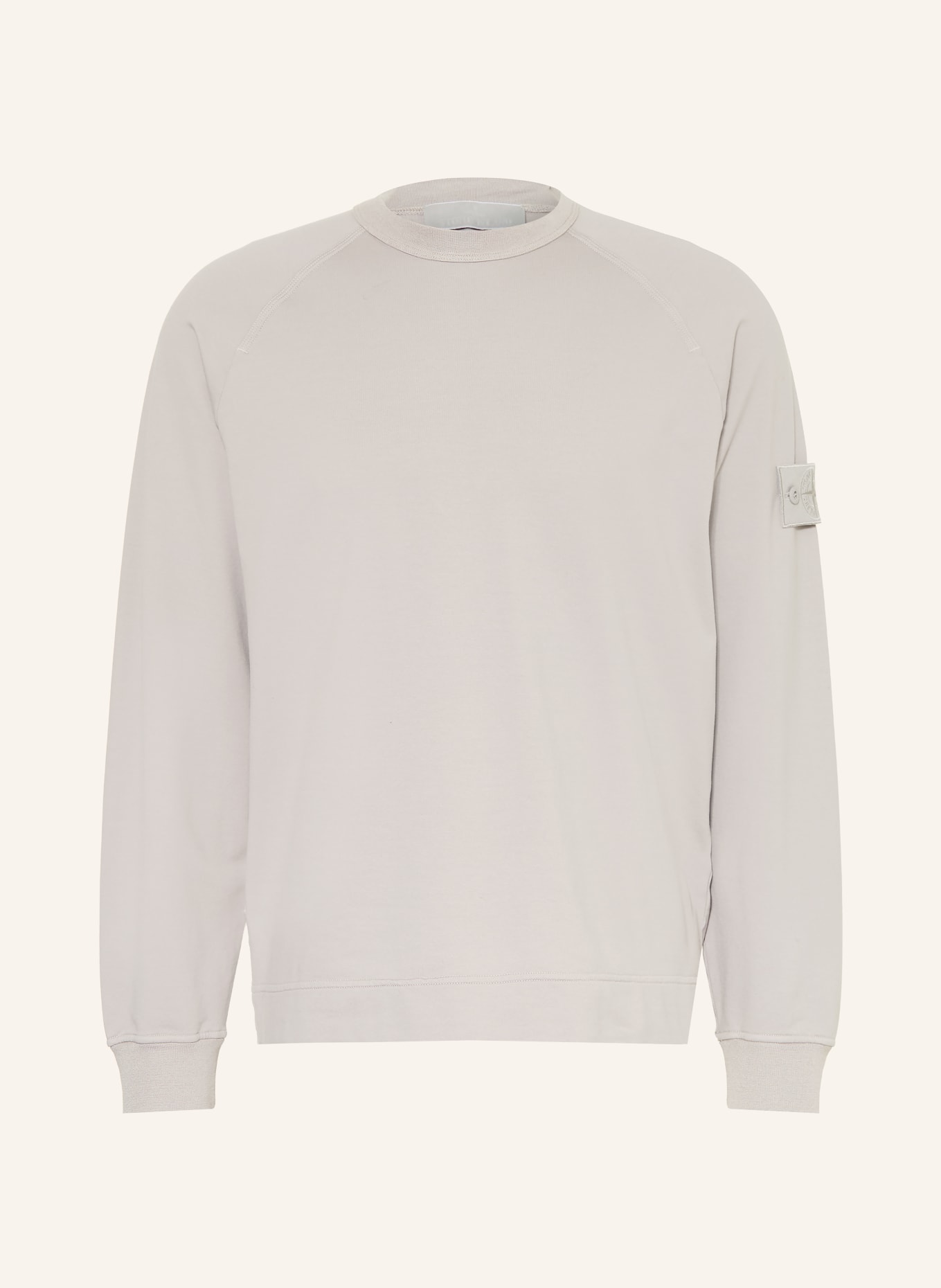 STONE ISLAND GHOST sweatshirt: LIGHT GRAY