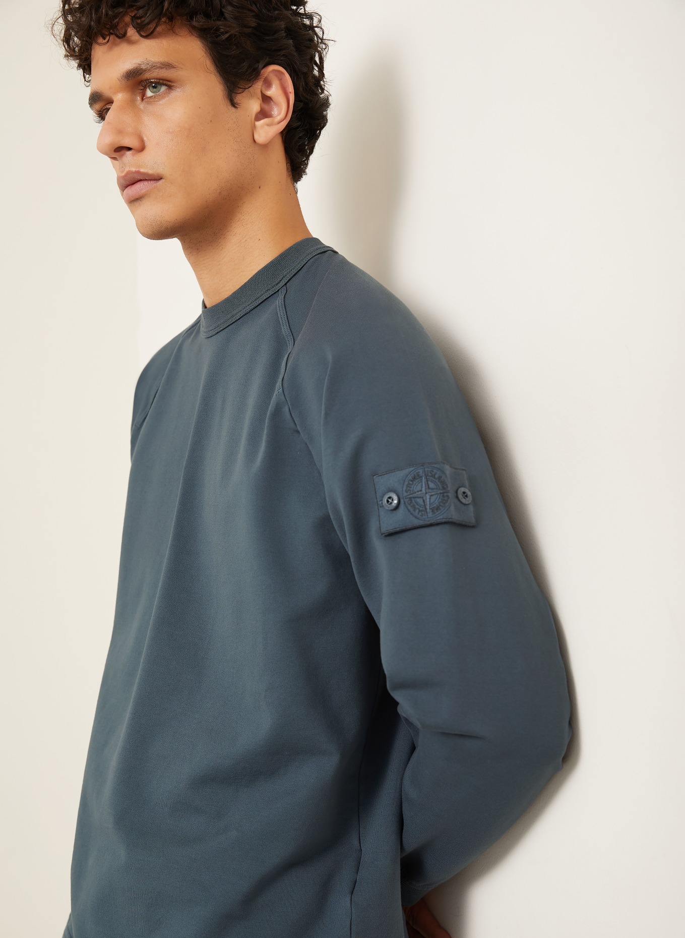 STONE ISLAND GHOST sweatshirt: TEAL
