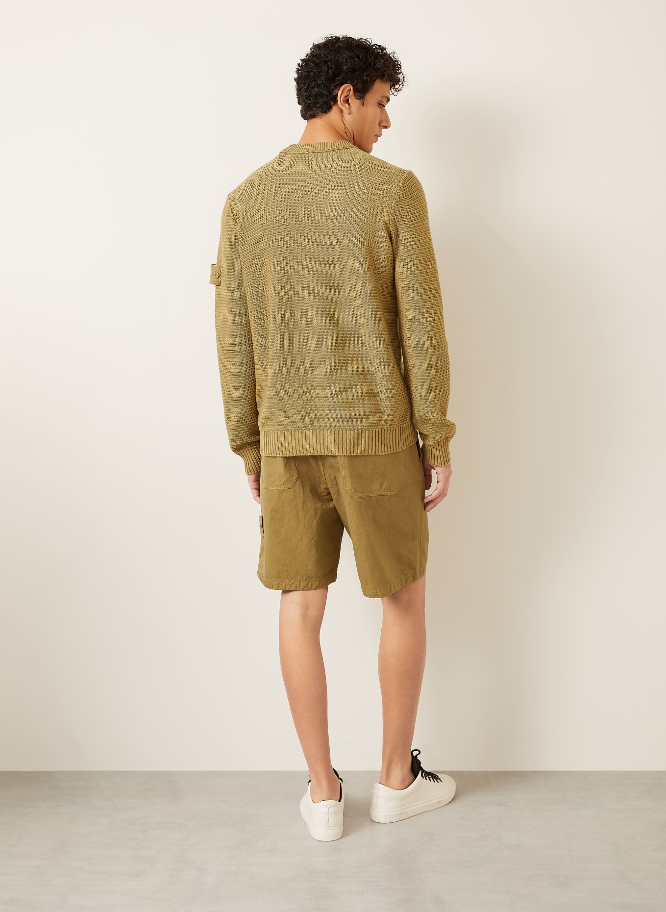 STONE ISLAND Shorts GHOST: CAMEL