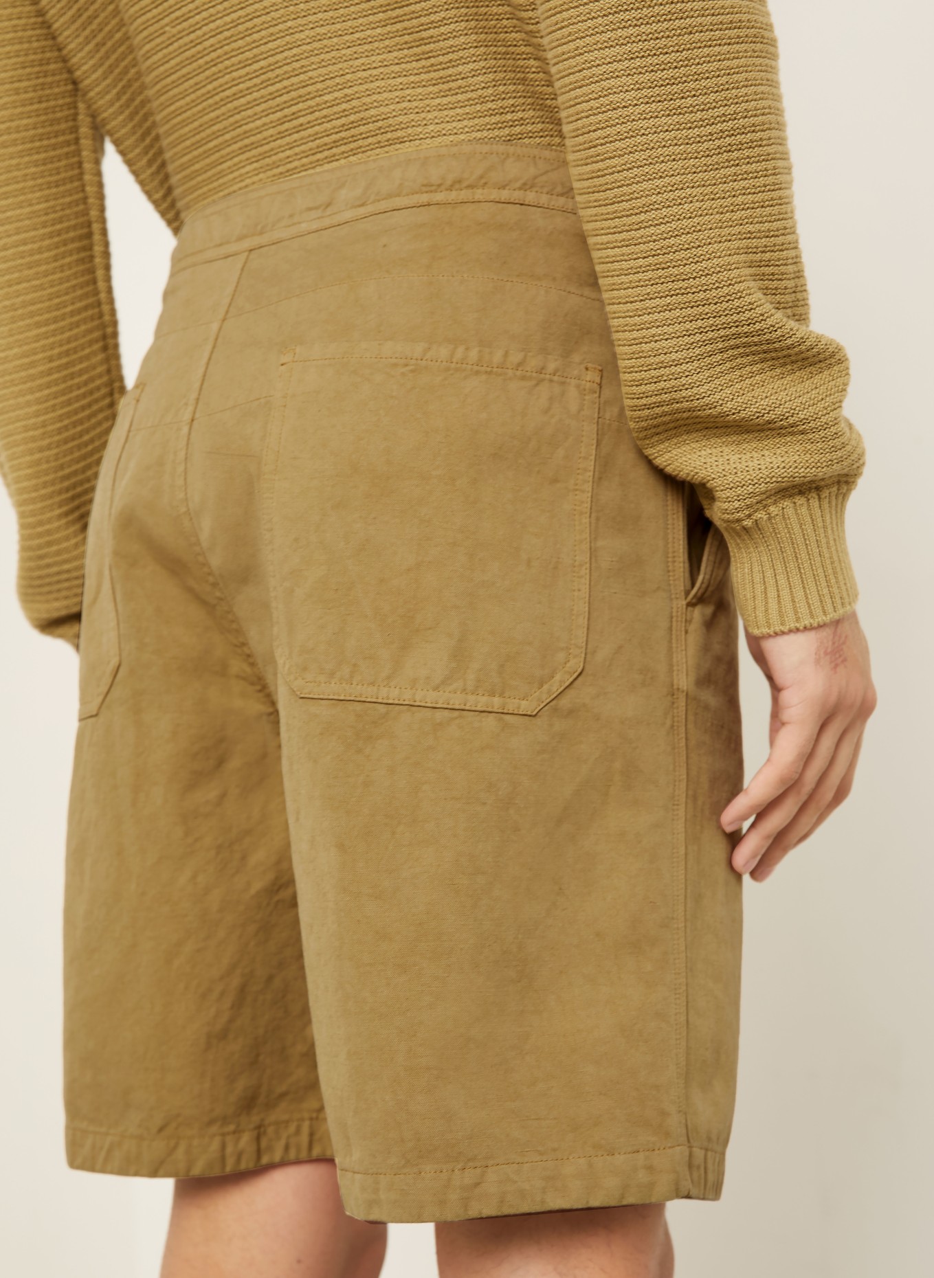 STONE ISLAND Shorts GHOST: CAMEL