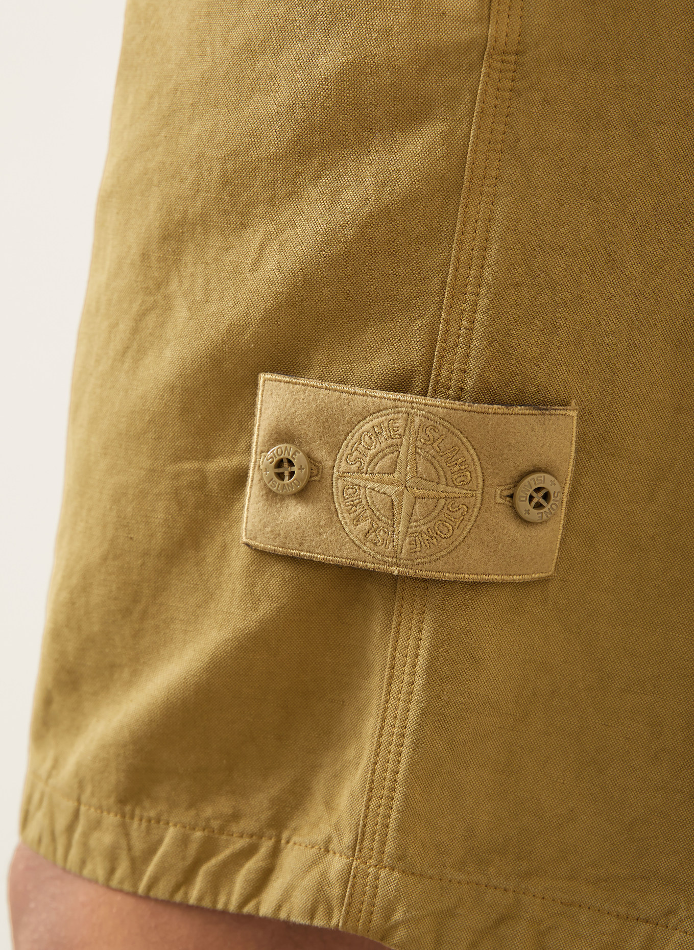 STONE ISLAND Shorts GHOST: CAMEL