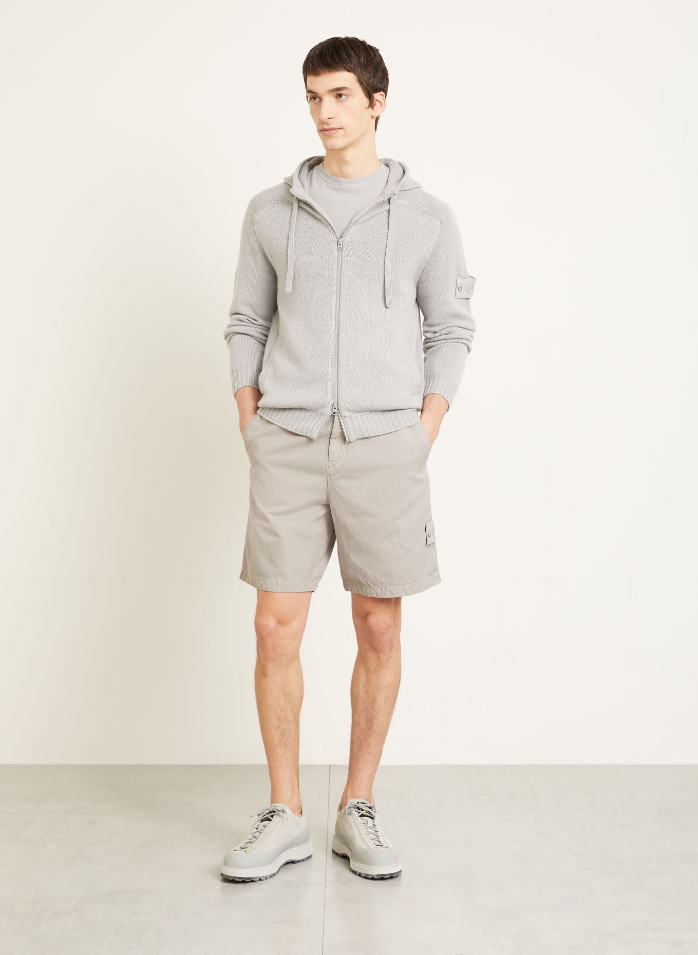 STONE ISLAND Shorts GHOST: HELLGRAU