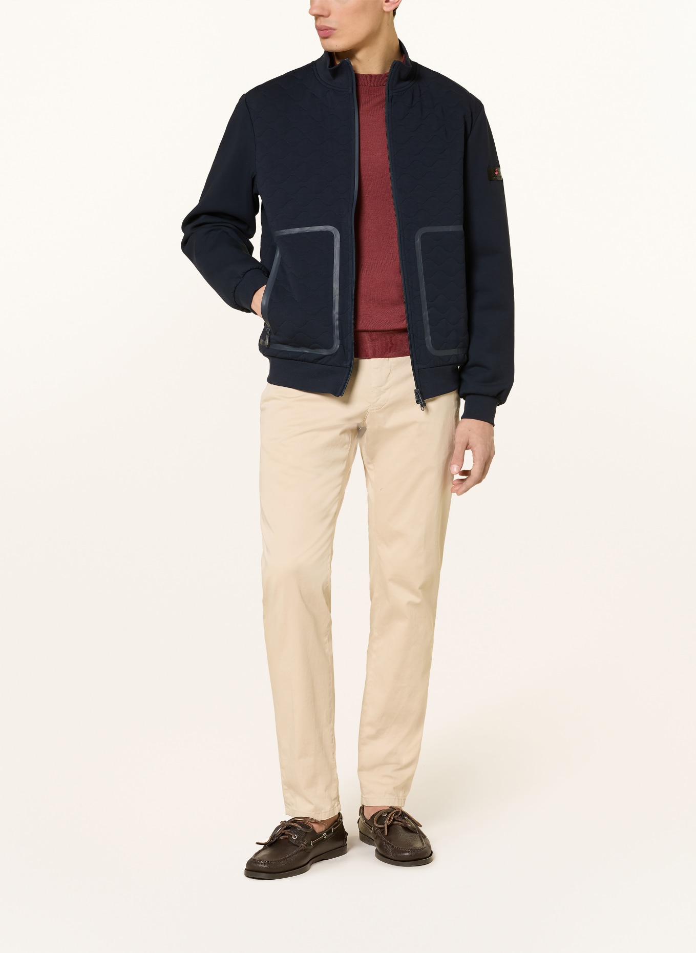 PEUTEREY Prošívaná bunda KYARR: TMAVĚ MODRÁ