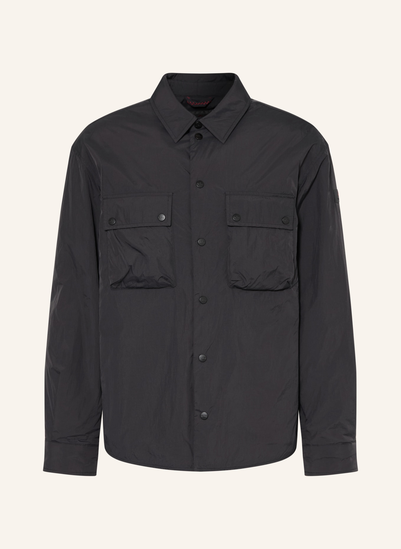 PEUTEREY Overjacket PAWAN: ZWART