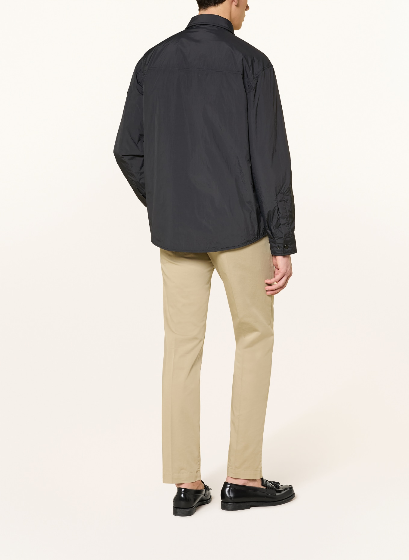 PEUTEREY Overjacket PAWAN: ZWART