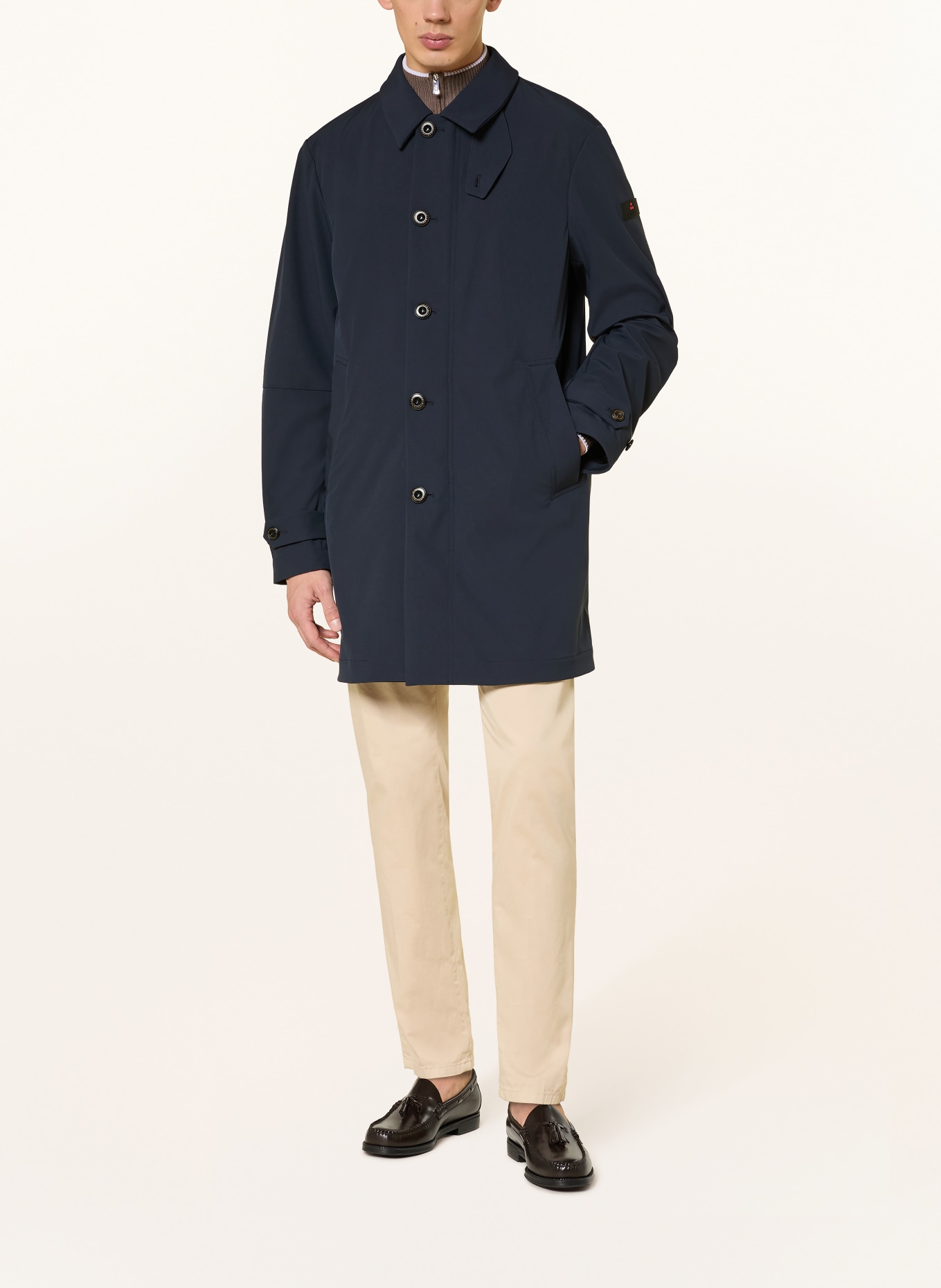 PEUTEREY Trenchcoat GARRETSON: DUNKELBLAU