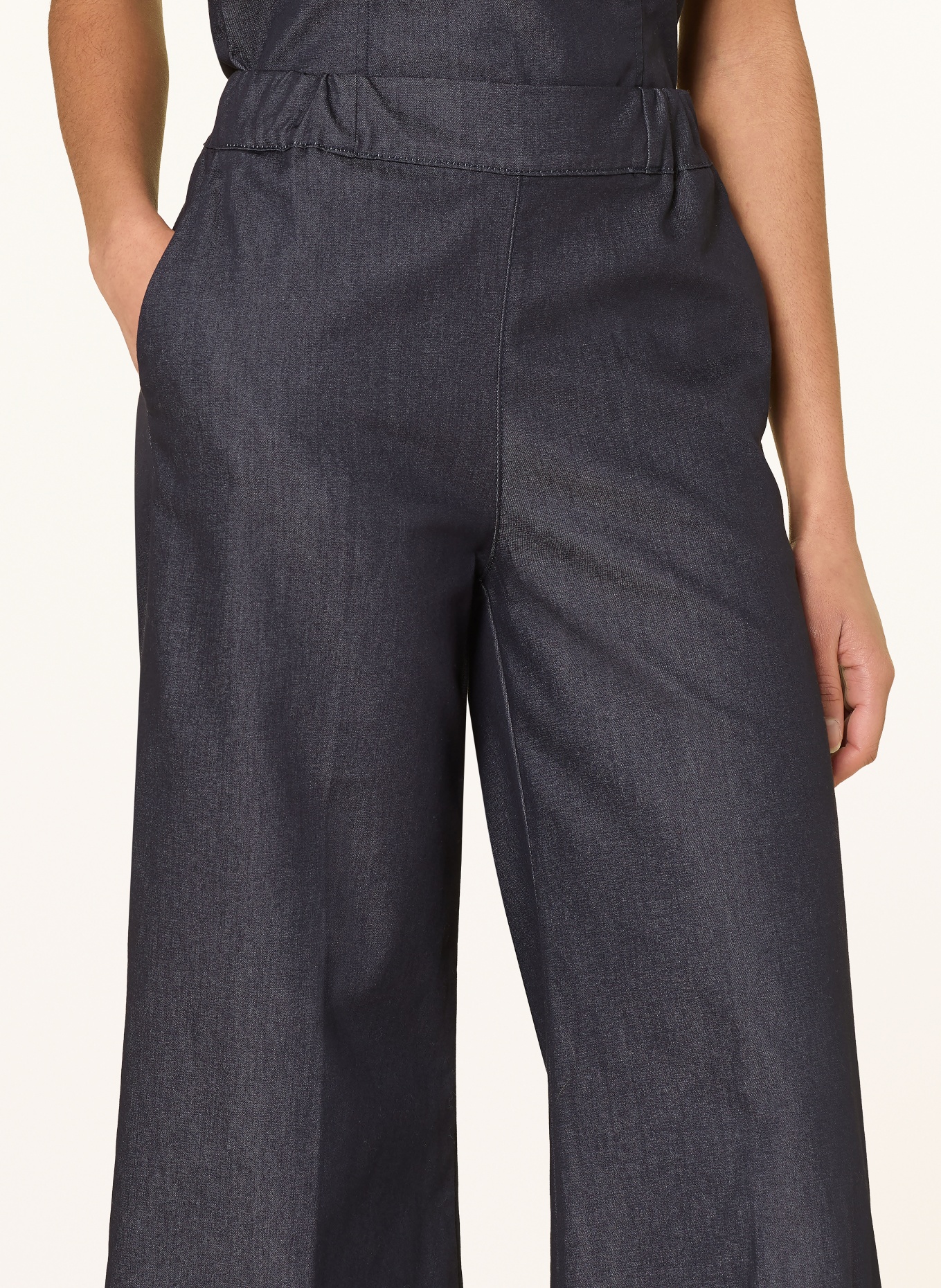 MRS & HUGS Marlenehose: DUNKELBLAU