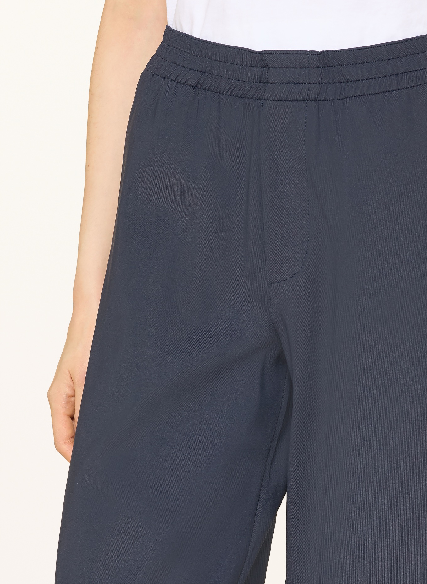 MRS & HUGS kalhoty Marlene: TMAVĚ MODRÁ