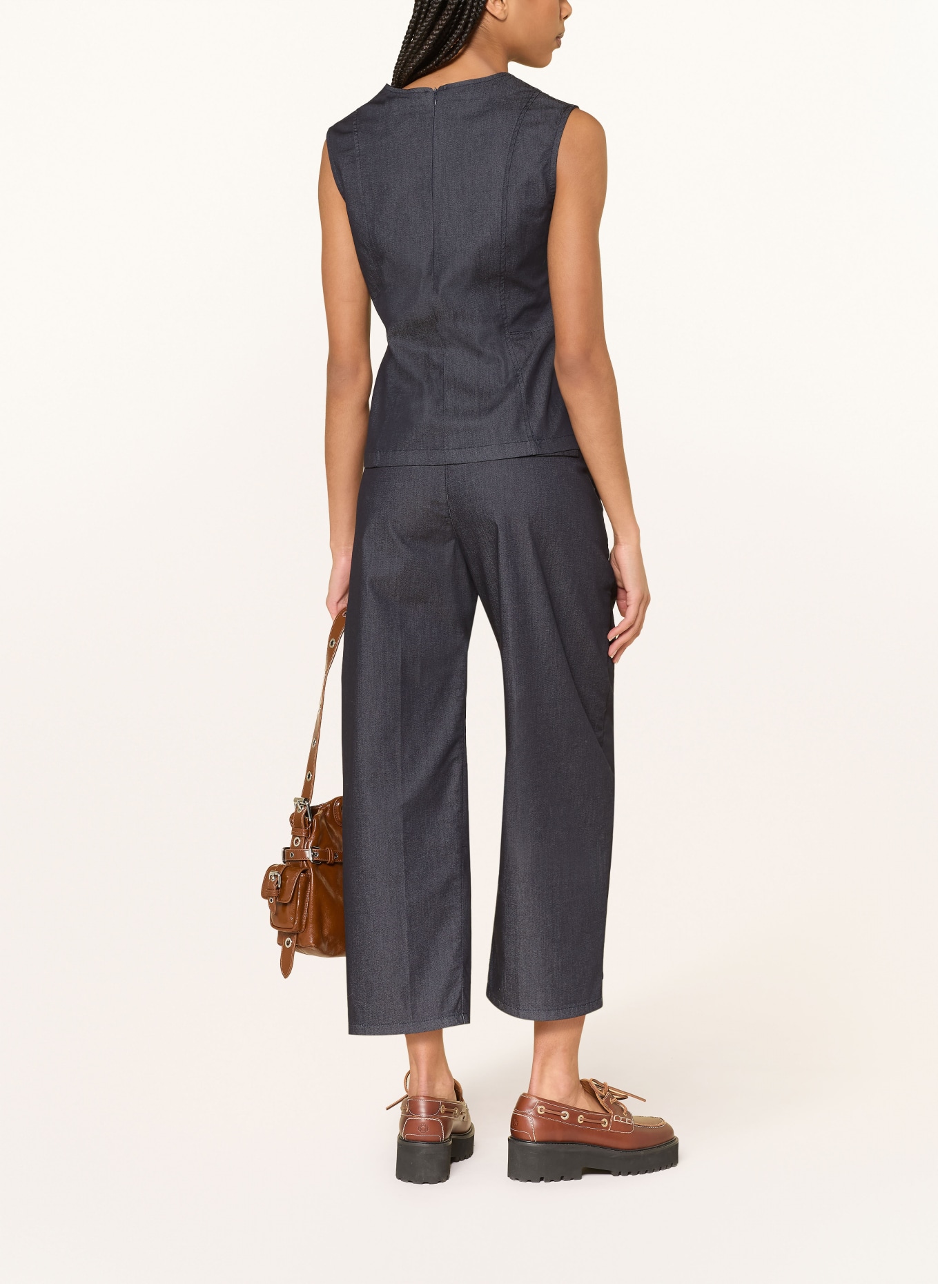 MRS & HUGS Culotte: TMAVĚ MODRÁ