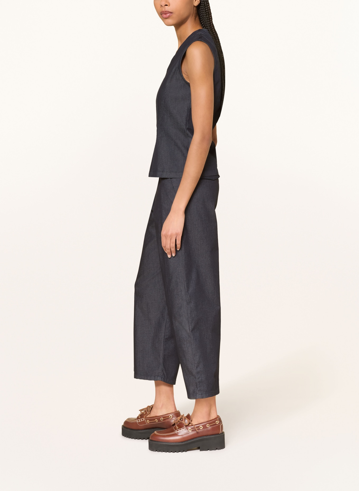 MRS & HUGS Culotte: TMAVĚ MODRÁ