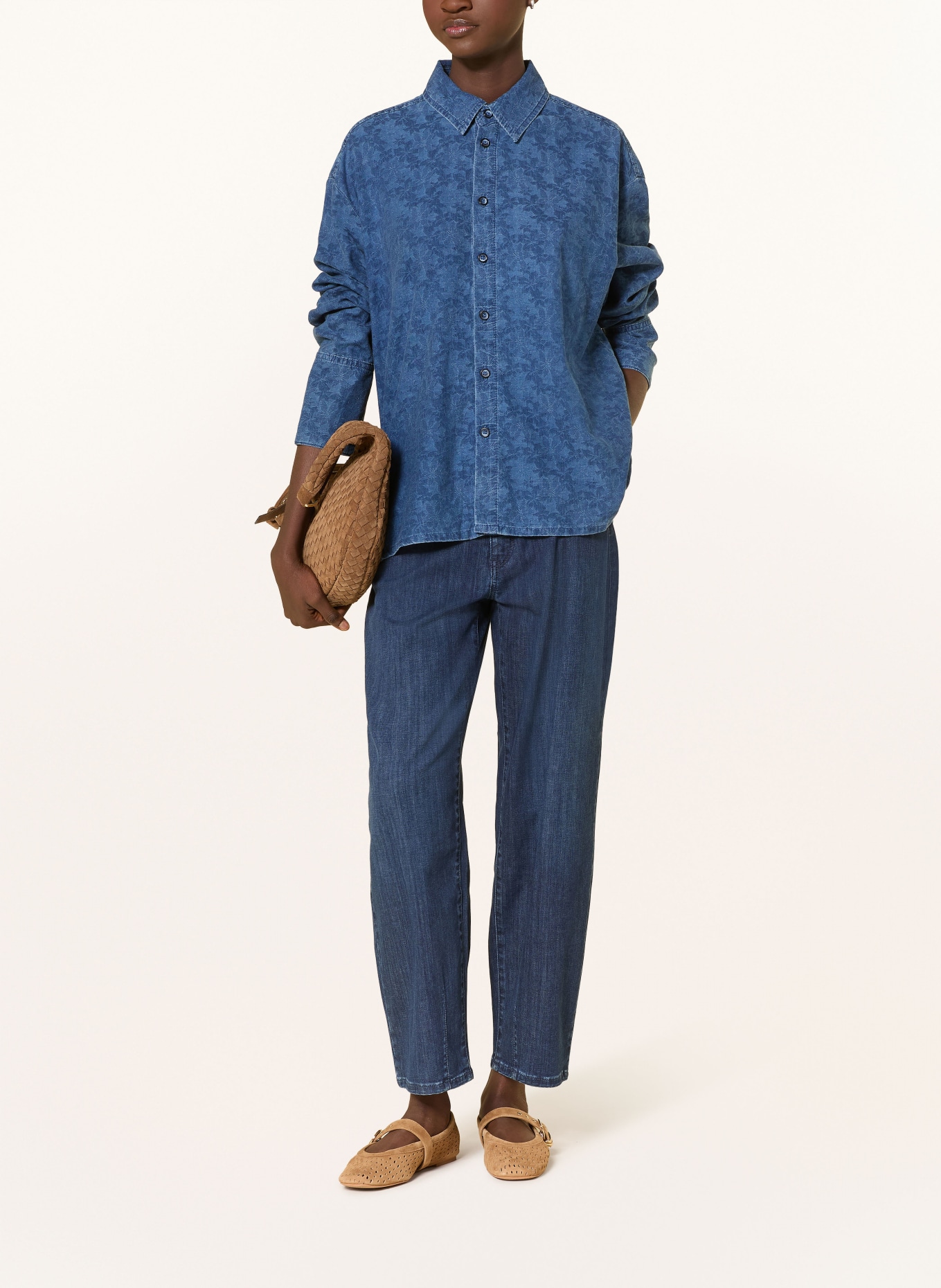 MAC Mom Jeans BOBBIE: D805 authentic dark blue used