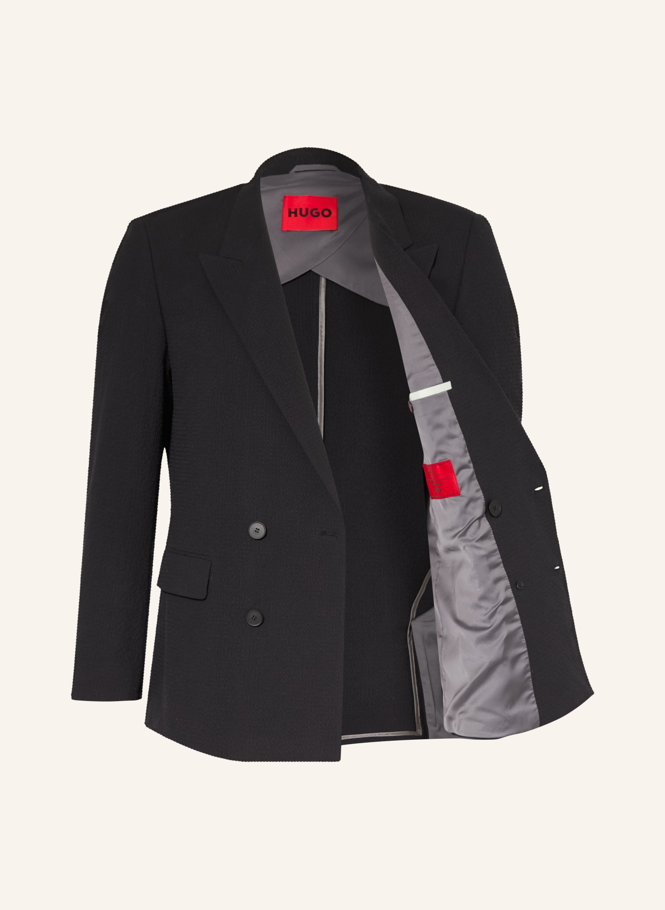 HUGO Sakko HENRY Slim Fit: 001 BLACK