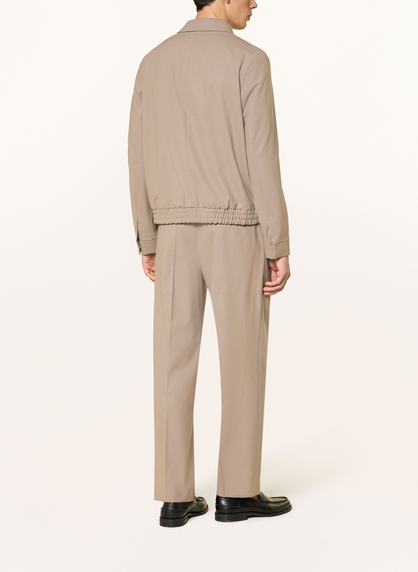 HUGO Spodnie garniturowe TONY Modern Fit: 237 Light/Pastel Brown