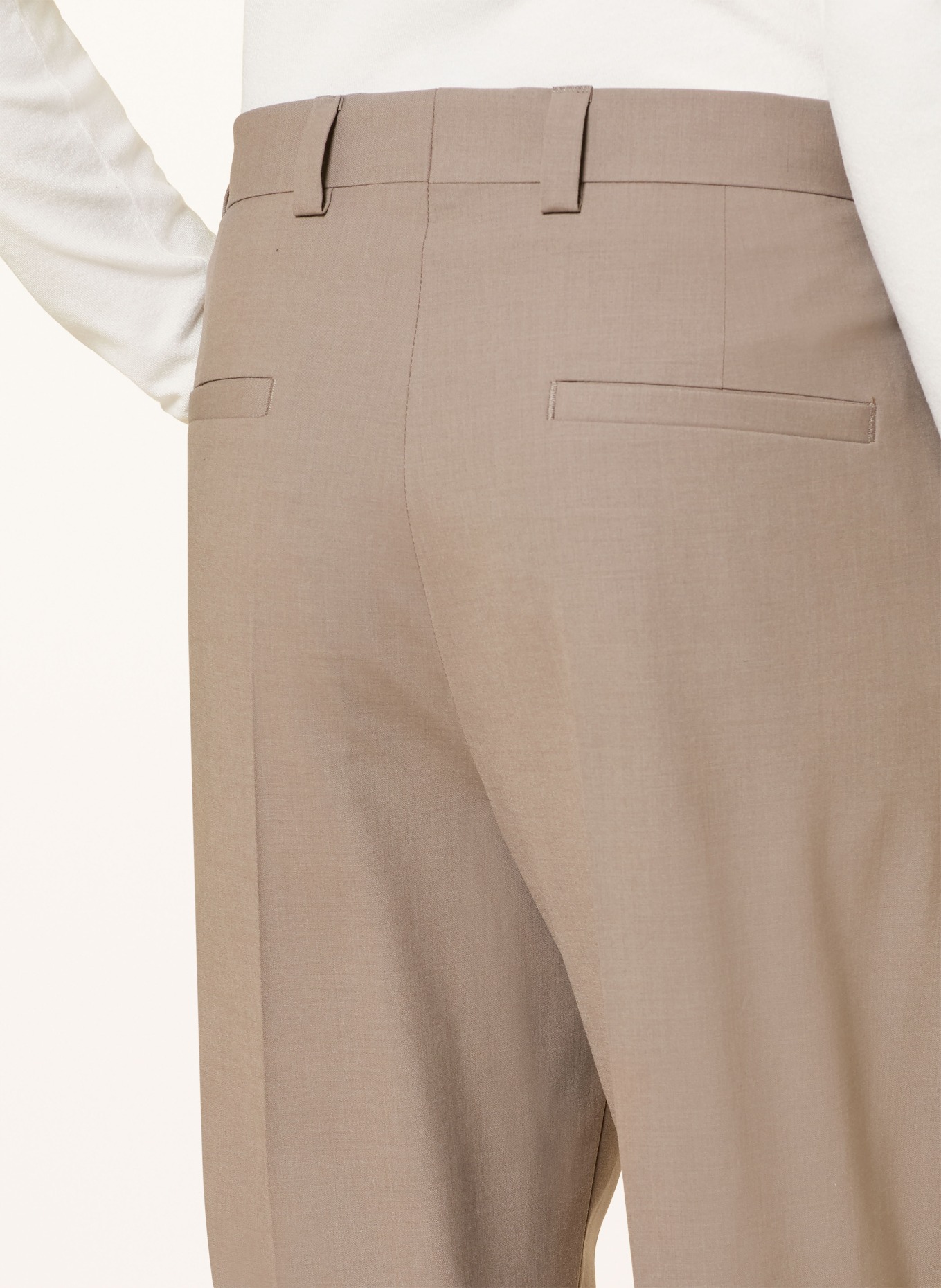 HUGO Spodnie garniturowe TONY Modern Fit: 237 Light/Pastel Brown