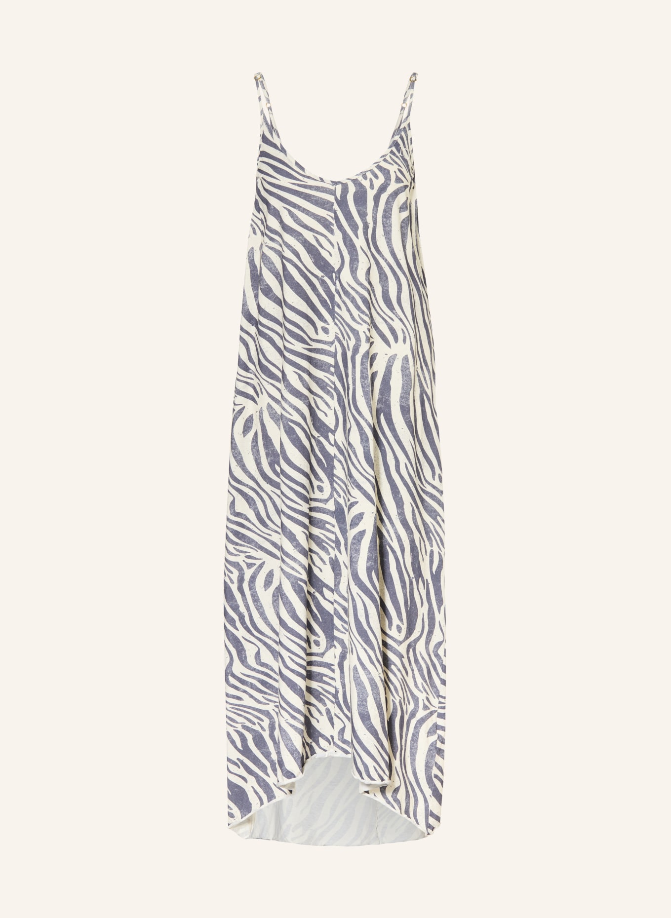 10DAYS jersey dress: CREAM / BLACK