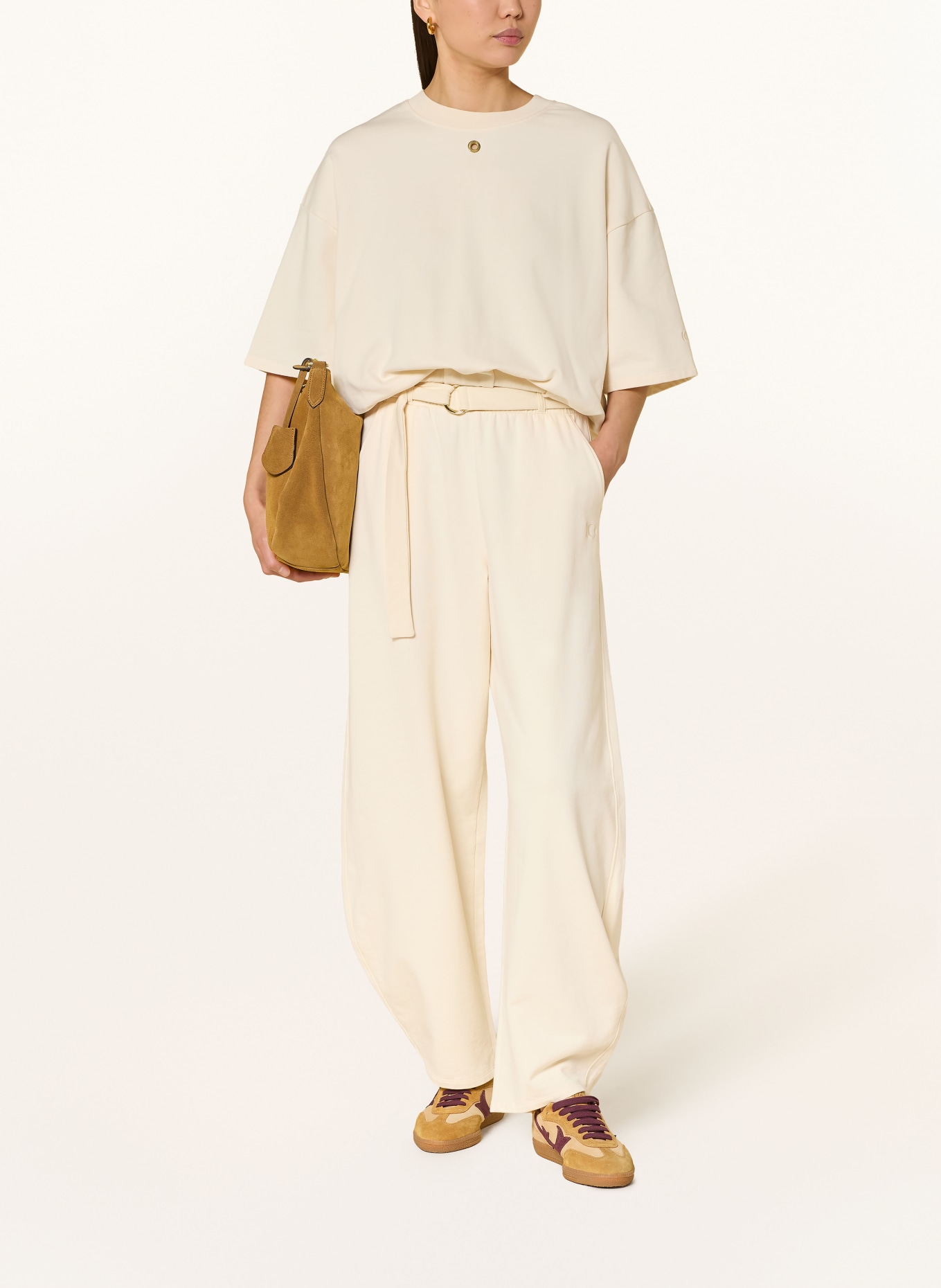 10DAYS sweatpants: CREAM